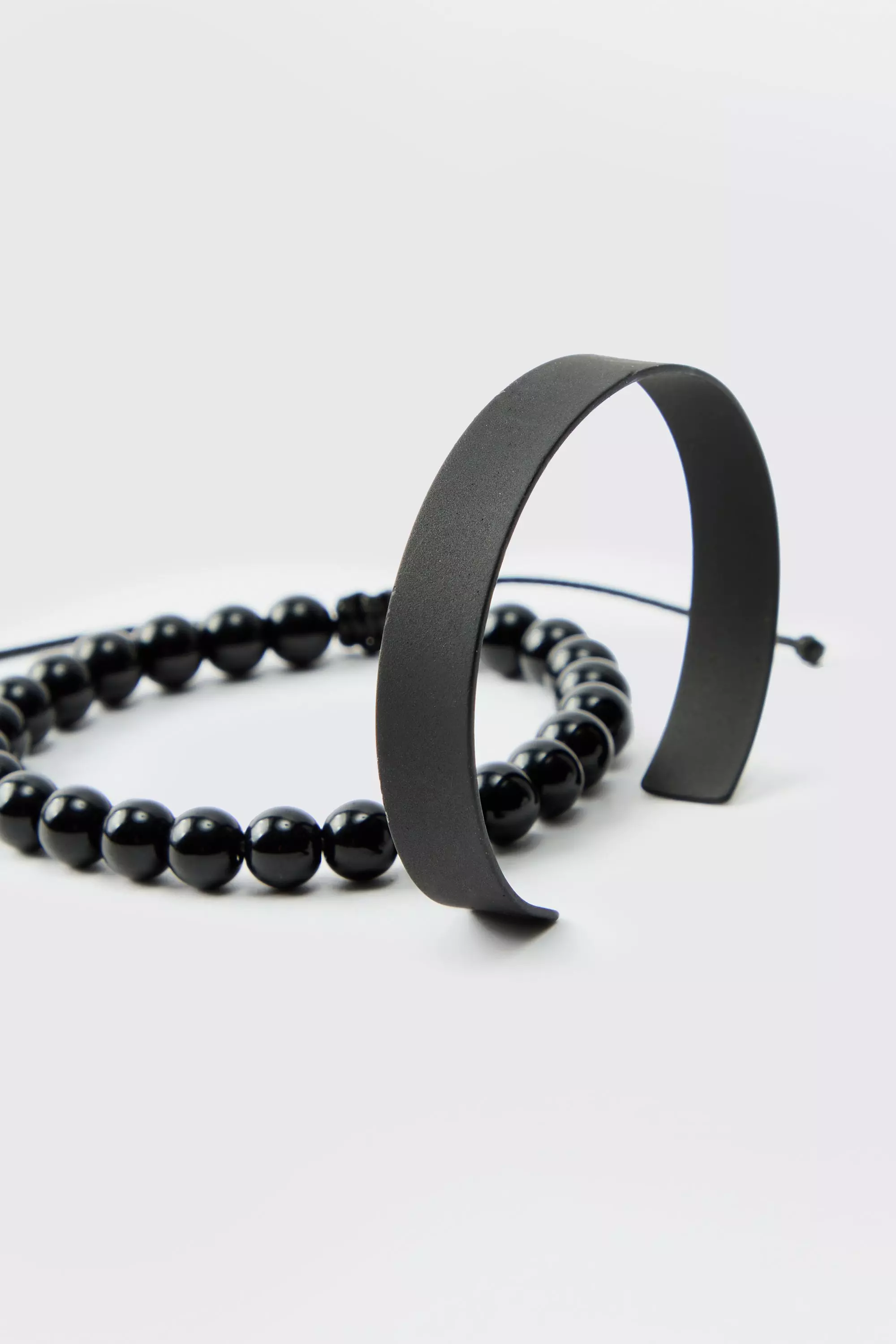 Lot de bracelets en perle, Black autre image