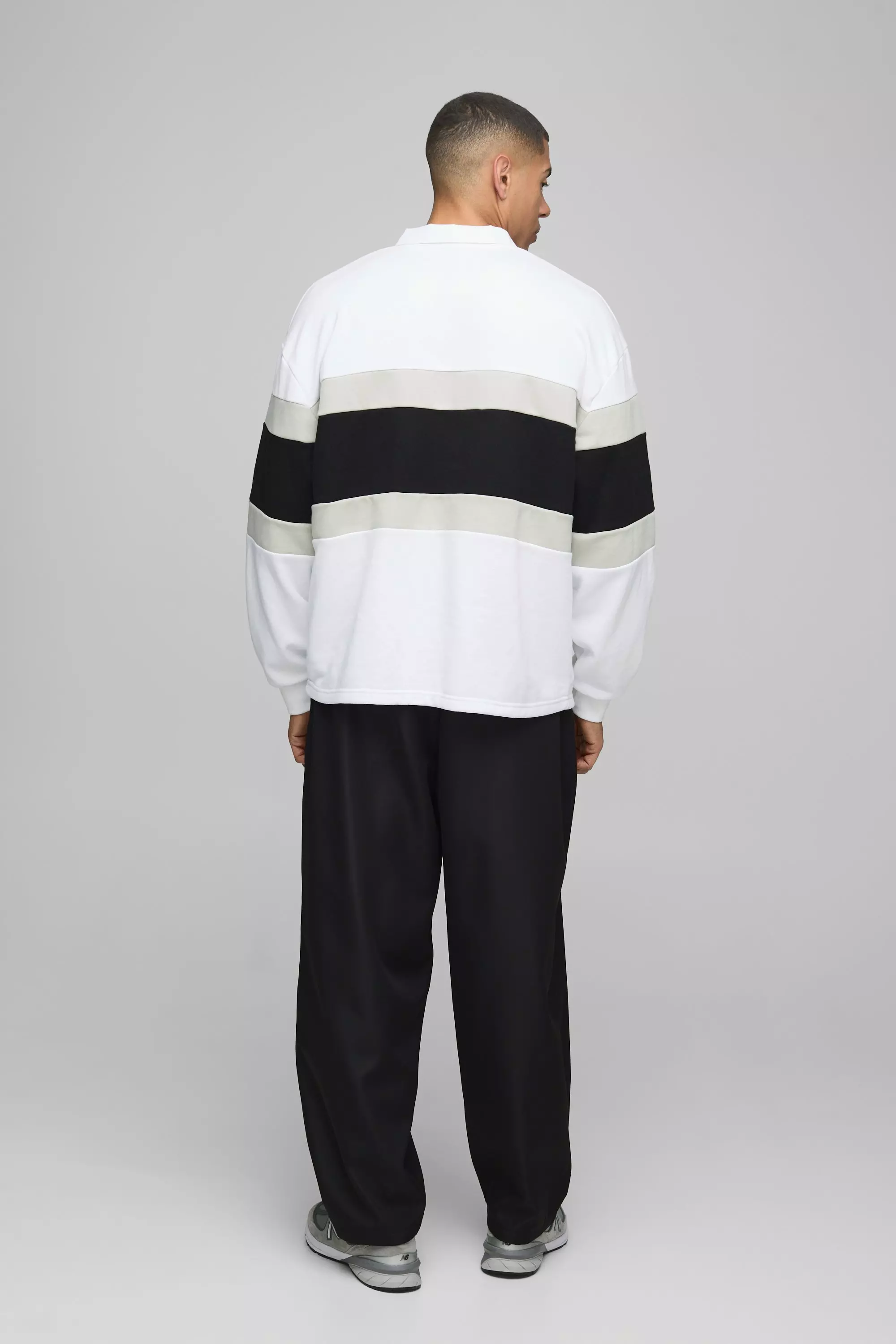 Elasticated Waist Balloon Fit Pleated Front Pants | boohooMAN USA
