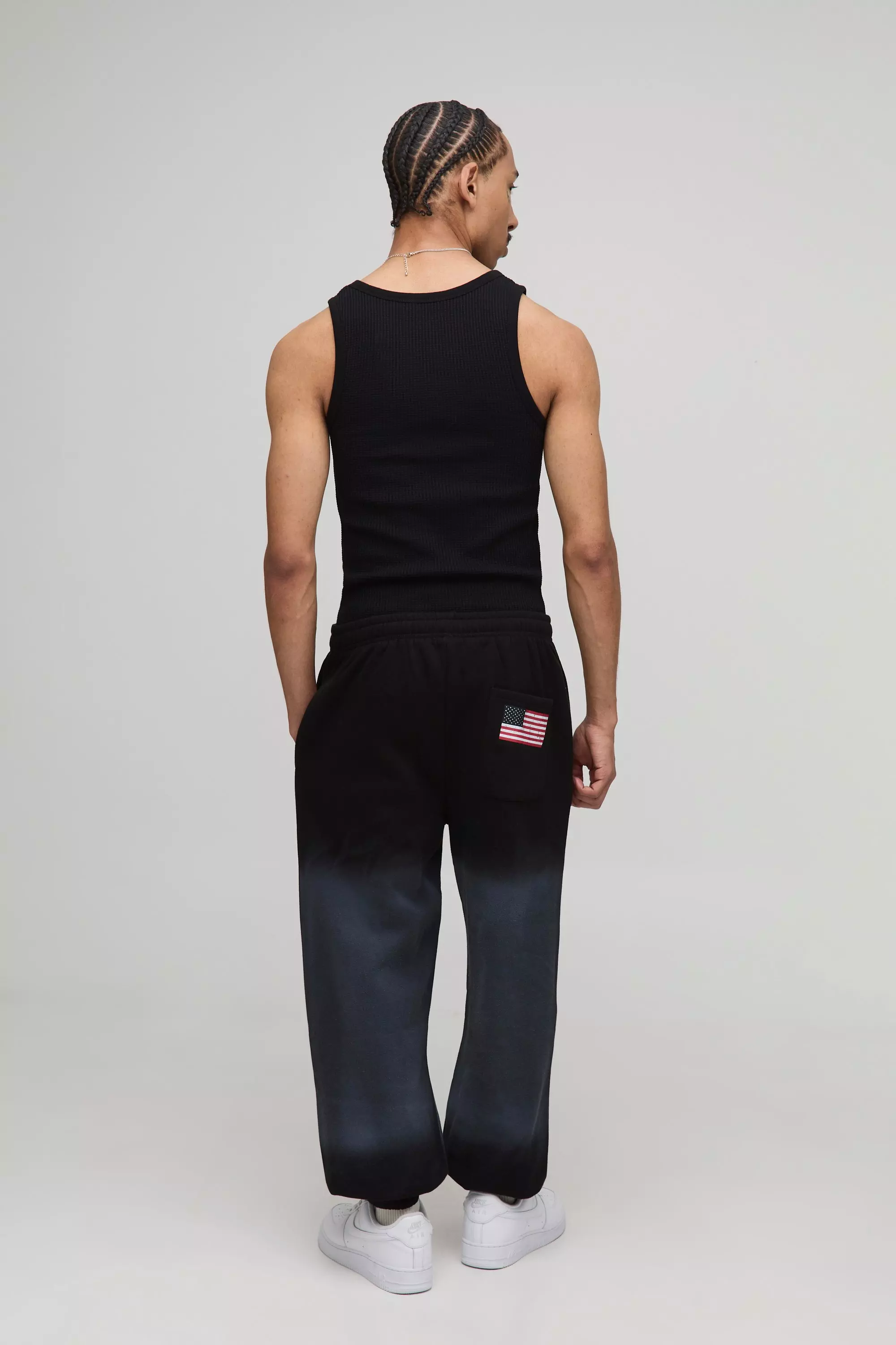 Relaxed Official Spray Wash Joggers | boohooMAN USA