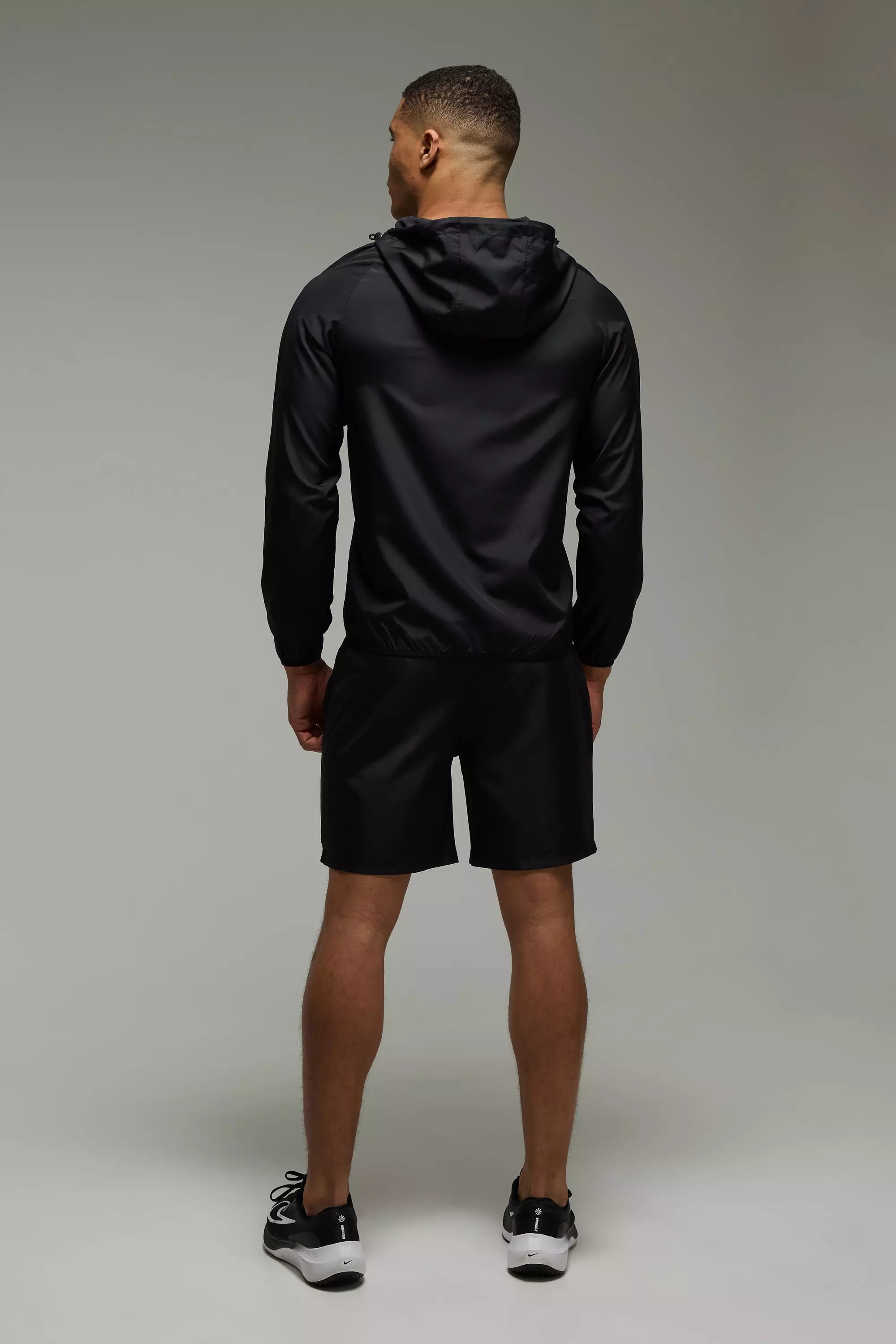 Black Training Dept Woven Short Tracksuit alternative image