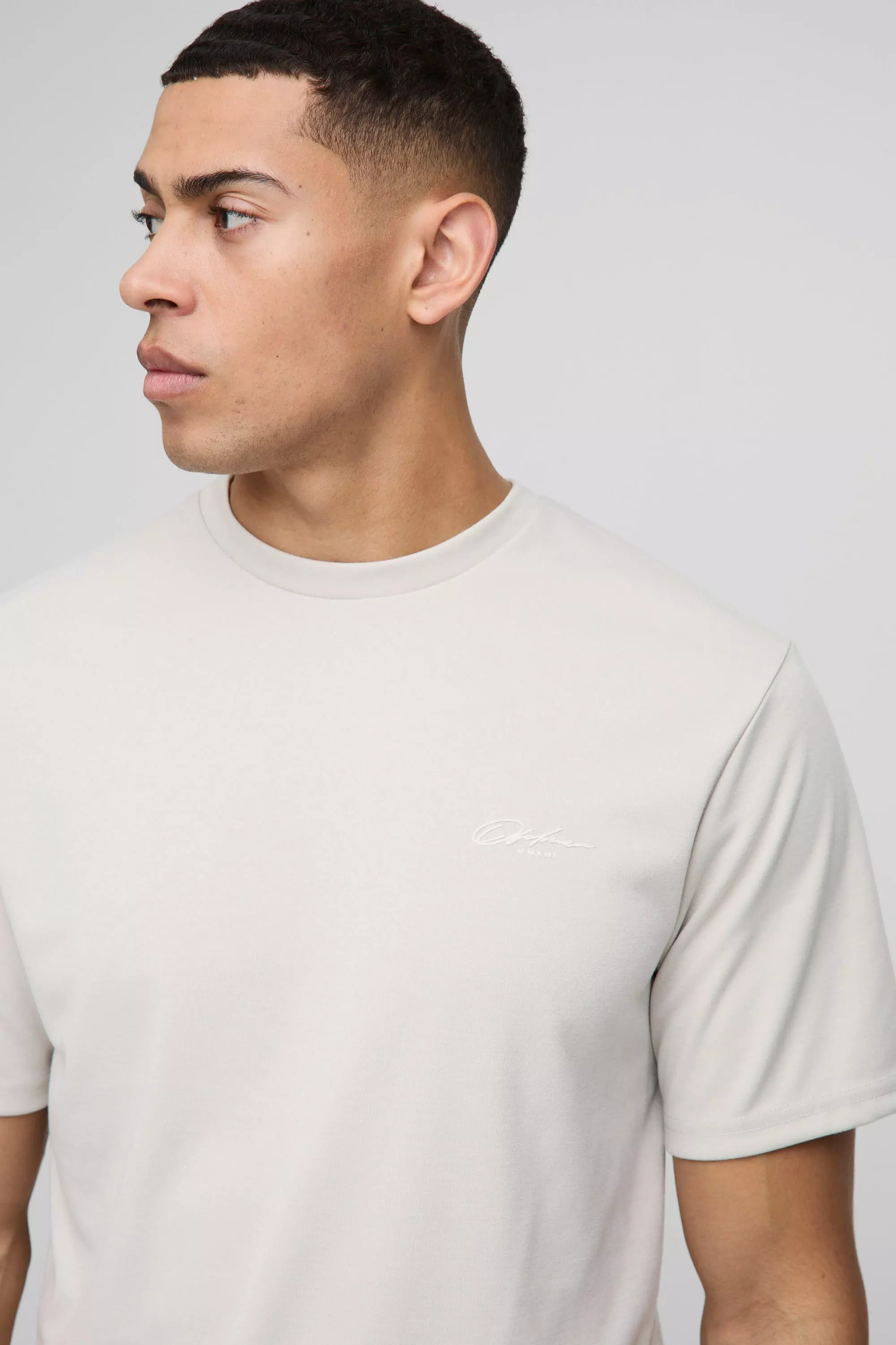 T-shirt oversize à manches longues, Grey autre image