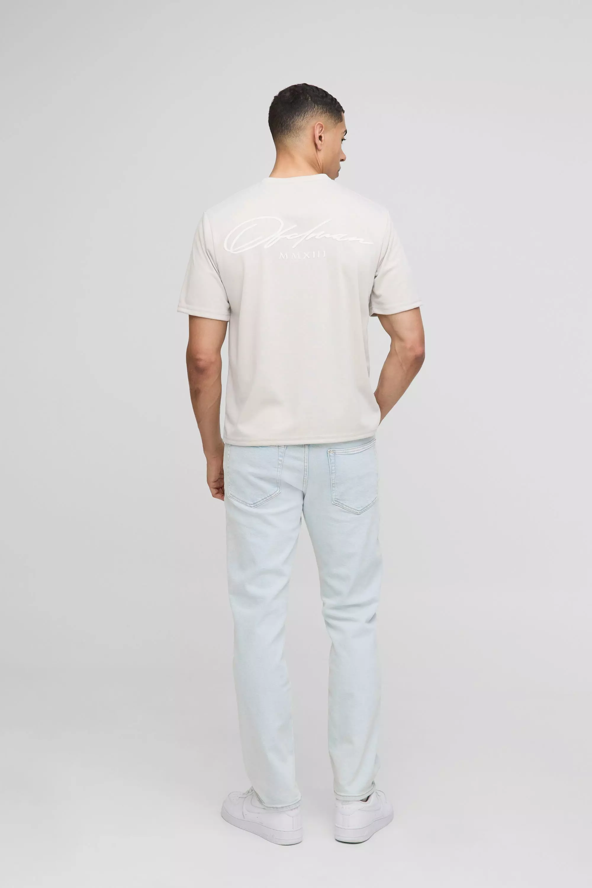T-shirt oversize à manches longues, Grey autre image
