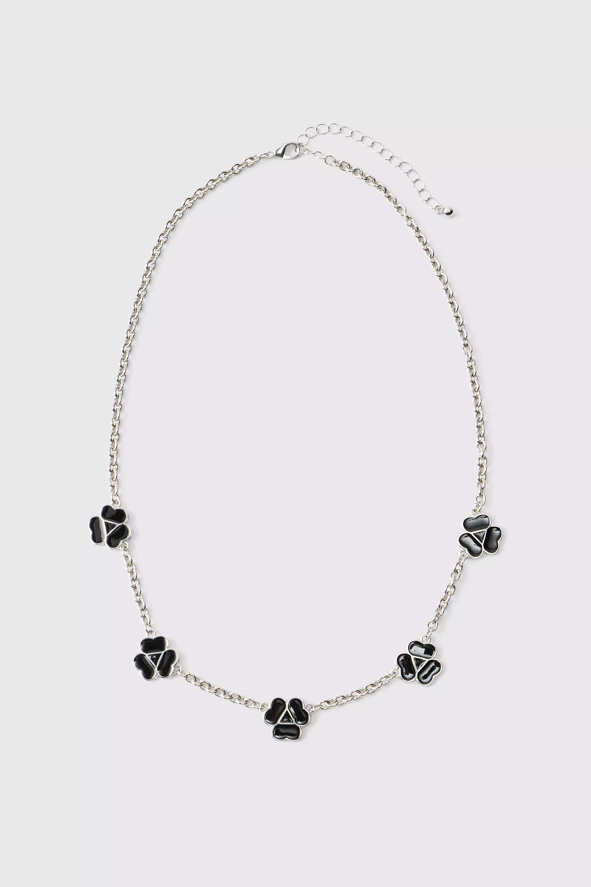 Collana in argento con trifoglio, Silver immagine alternativa