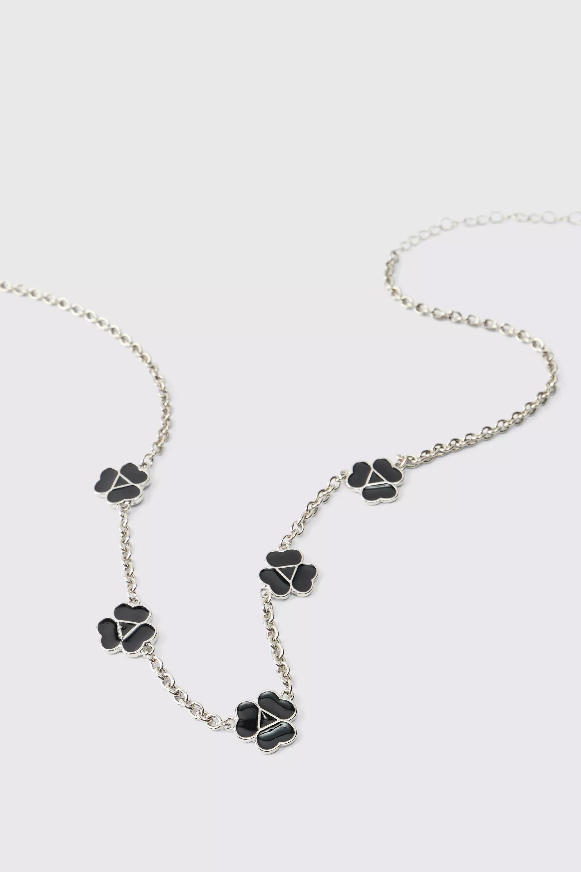 Collana in argento con trifoglio, Silver immagine alternativa
