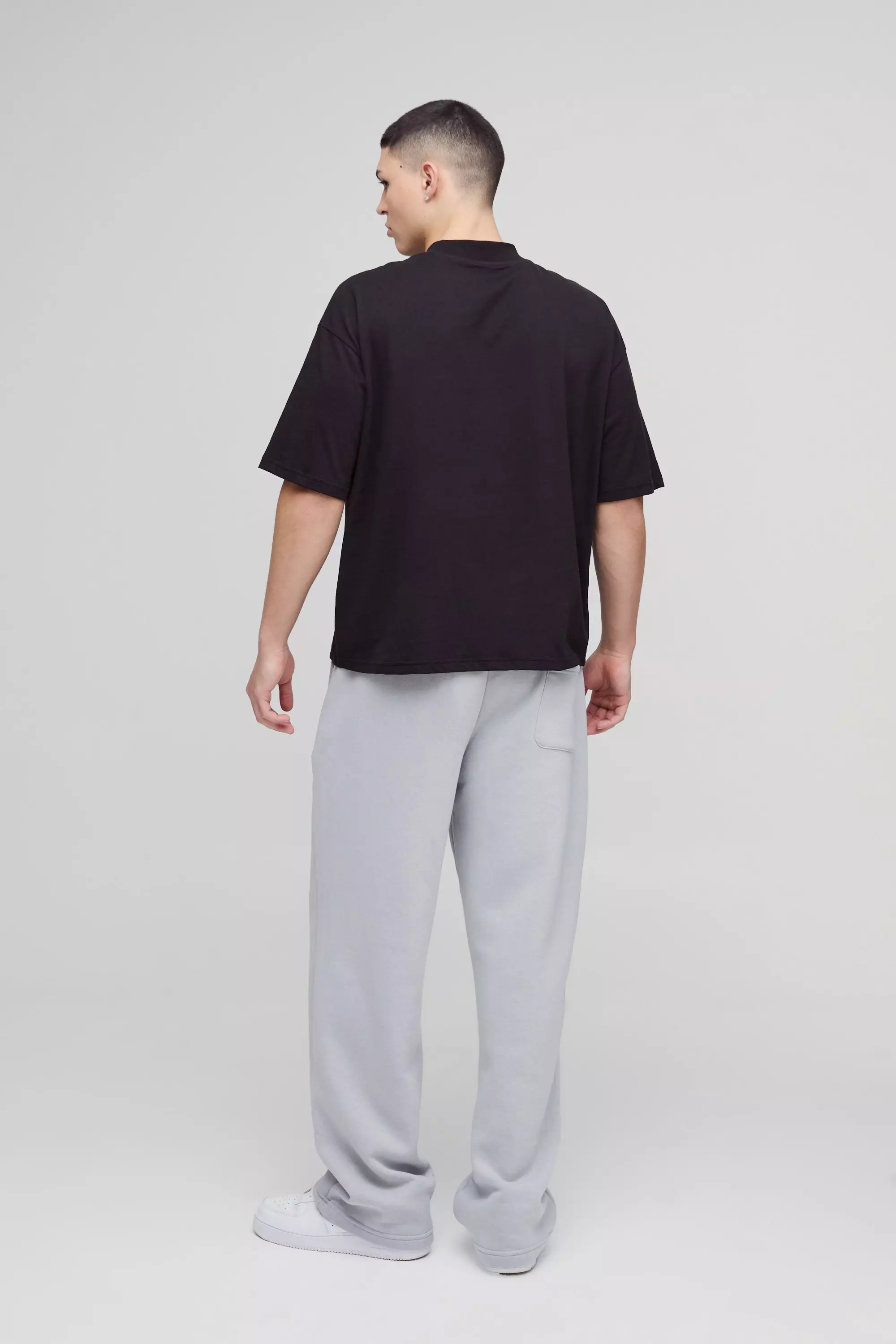 Oversized Boxy Extended Neck T-shirt | boohooMAN USA