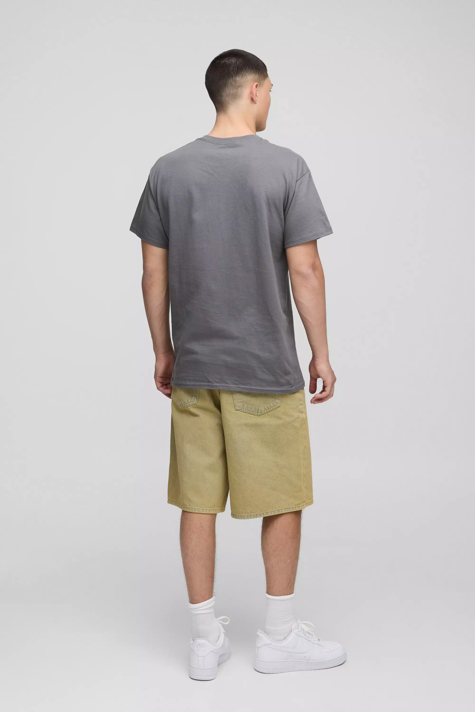 T-shirt oversize imprimé Tupac, Charcoal autre image
