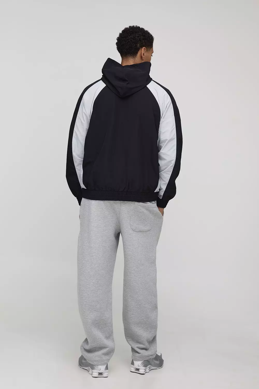 Oversized Shell Ofcl Raglan Zip Through Jacket