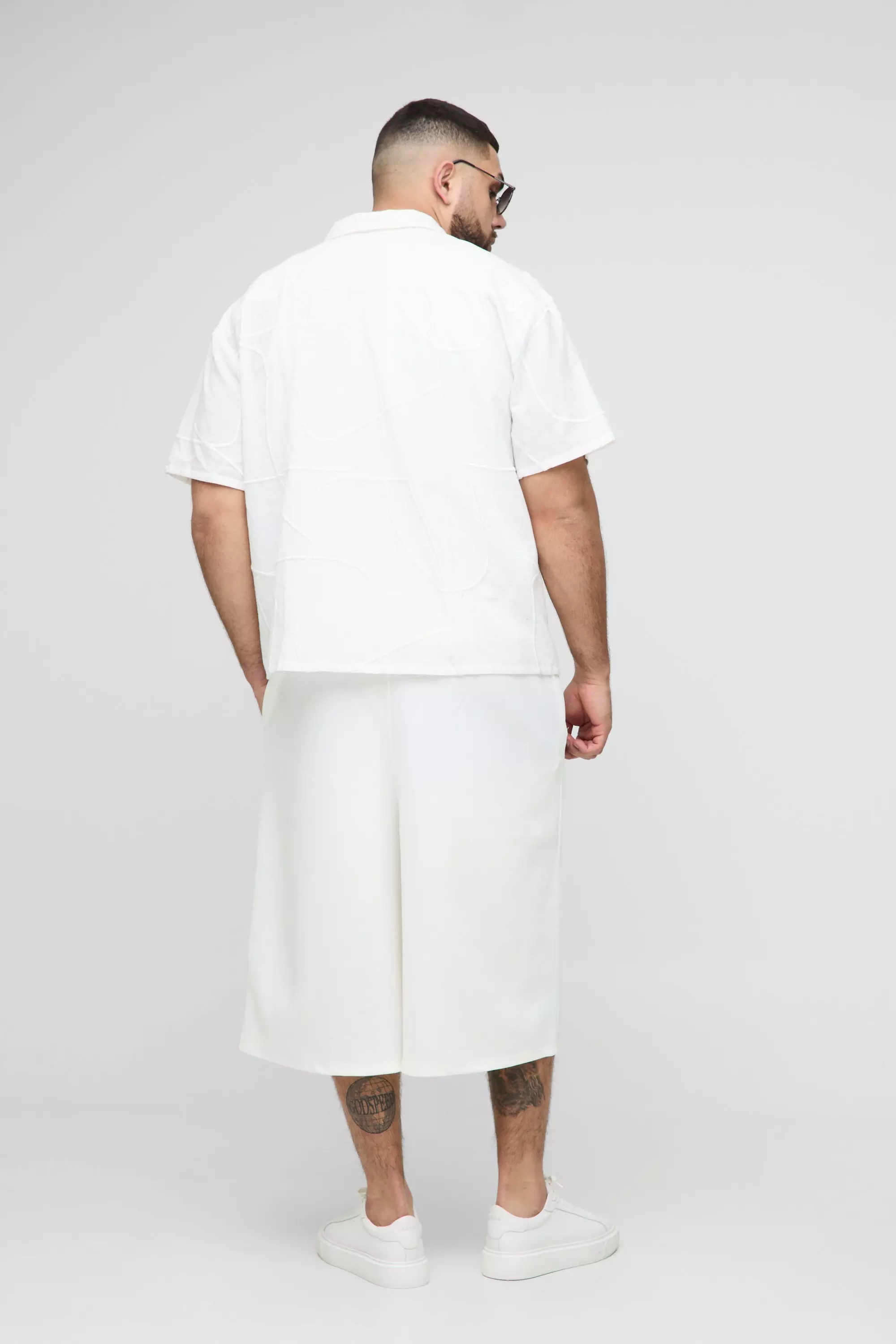 Plus Scuba Longline Shorts | boohooMAN USA