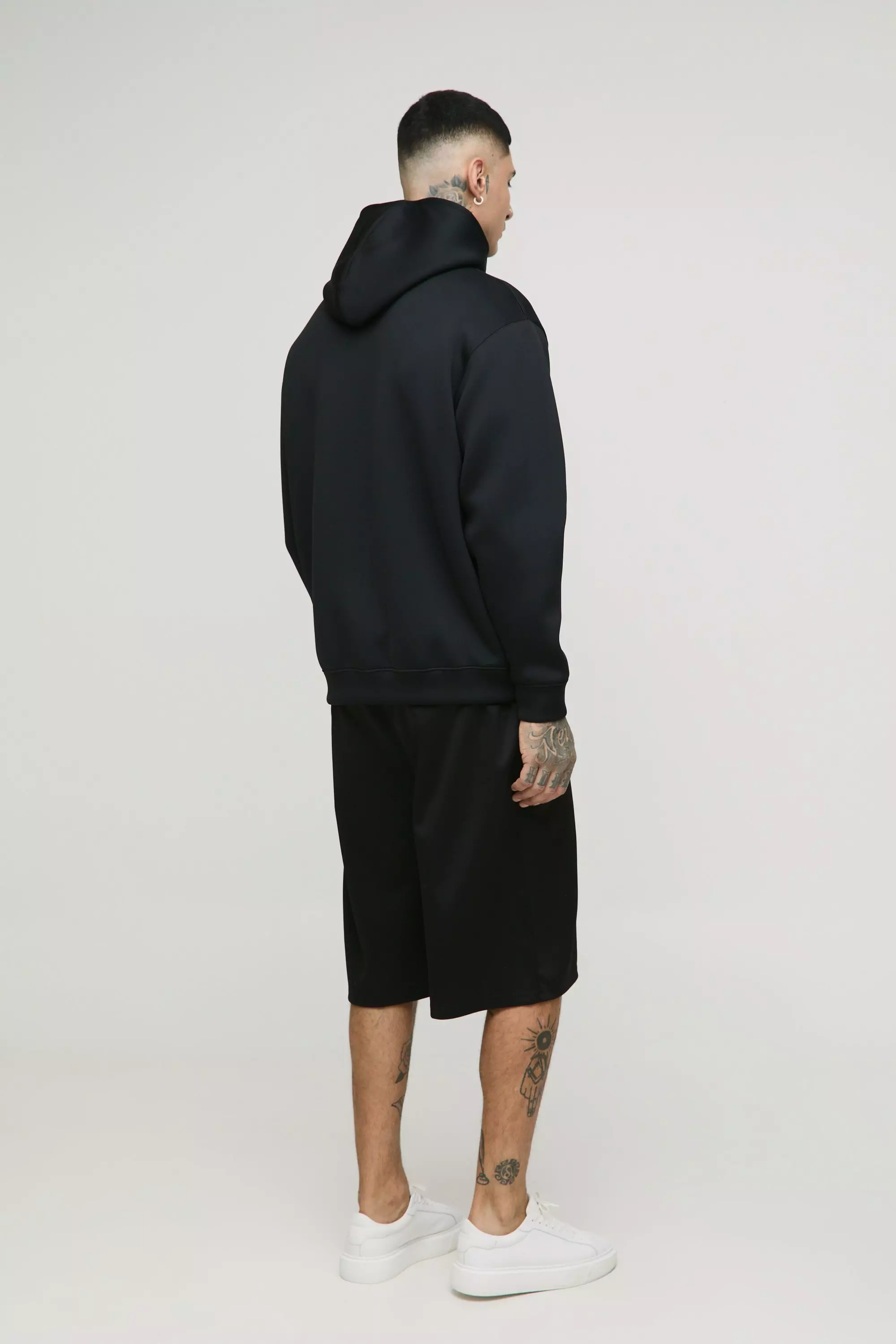 Tall - Short oversize à pinces, Black autre image