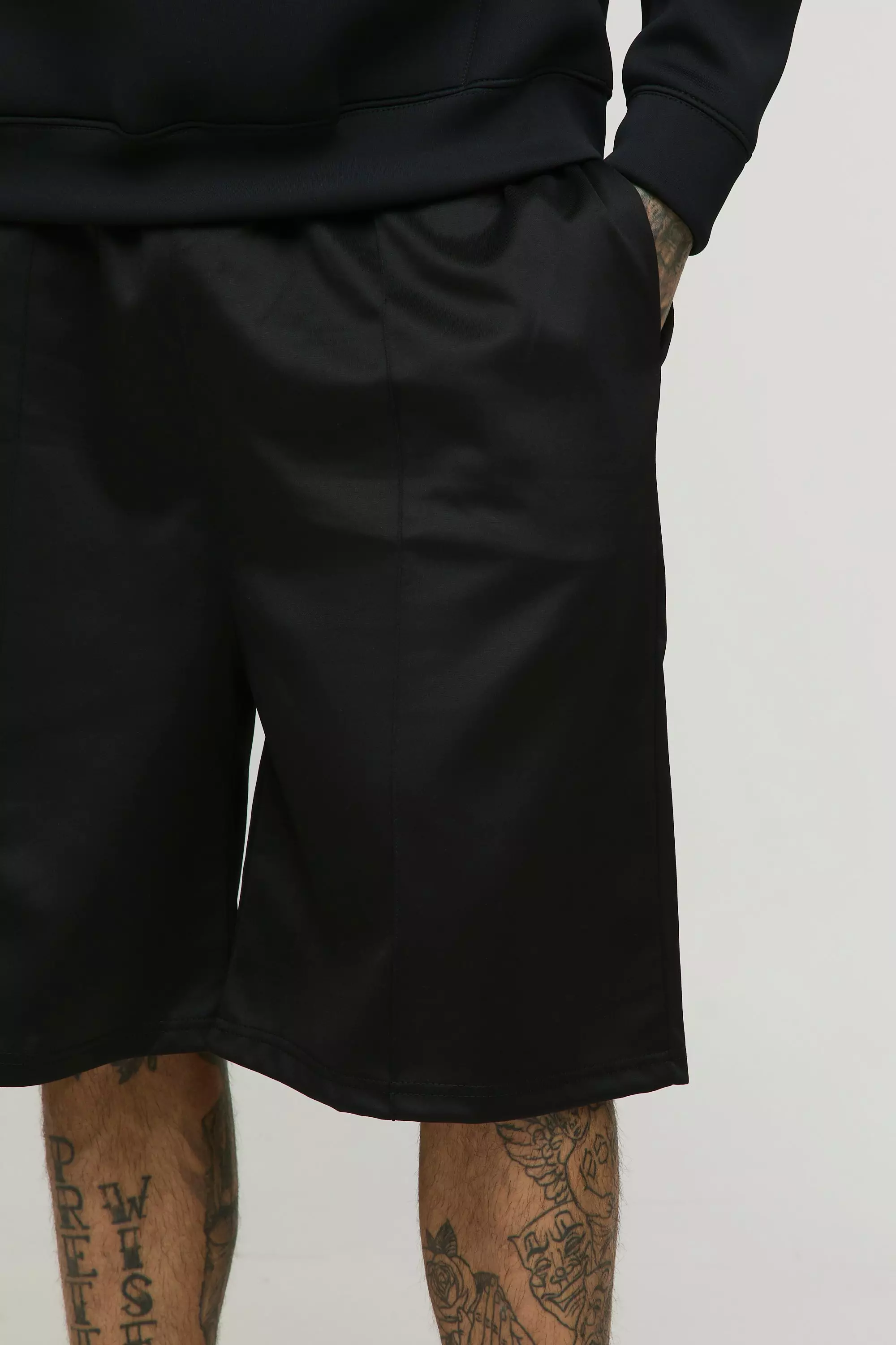 Tall - Short oversize à pinces, Black autre image