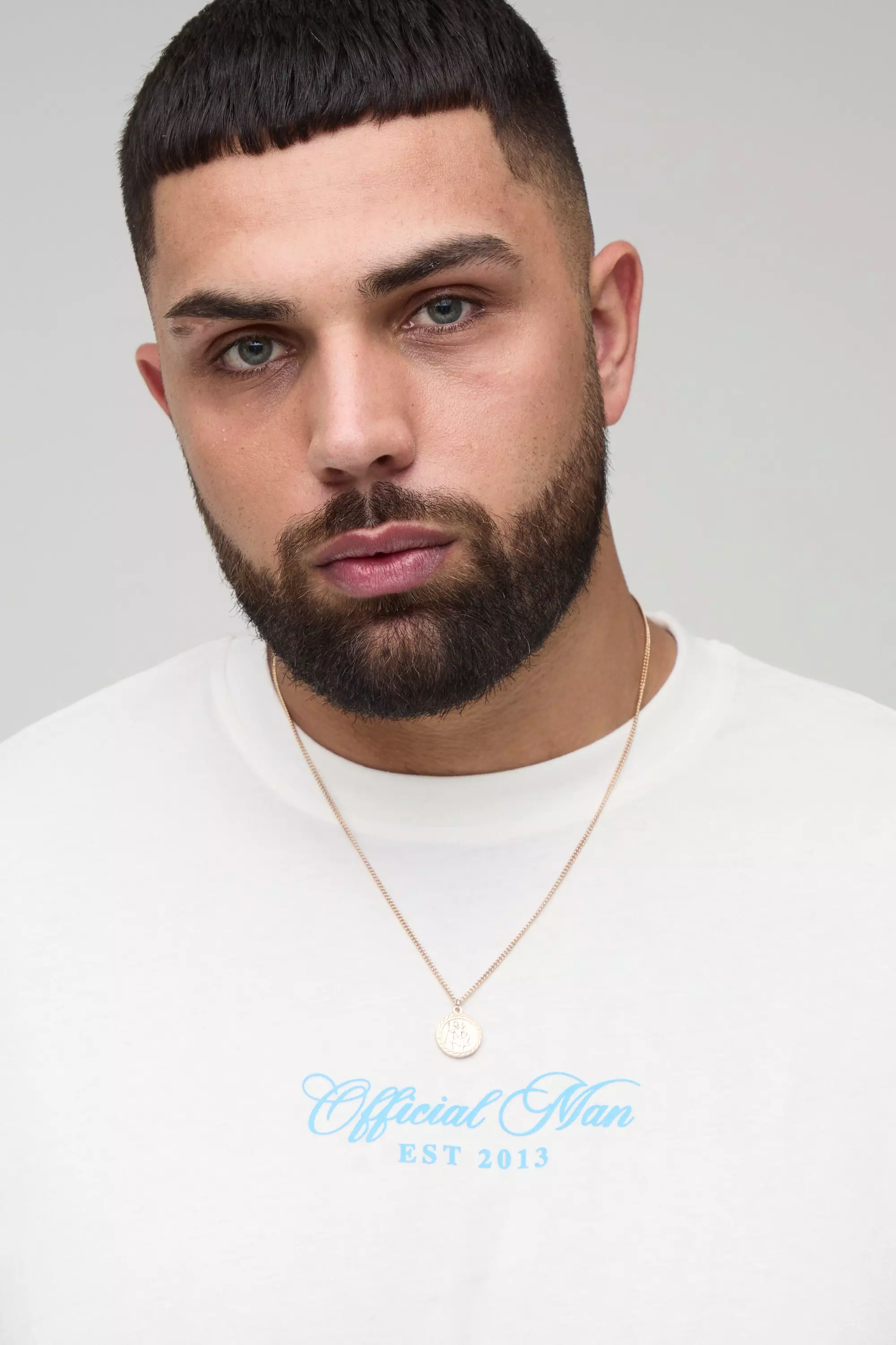 Plus Oversized Boxy Official Man Print T-Shirt & Relaxed Short Set | boohooMAN USA