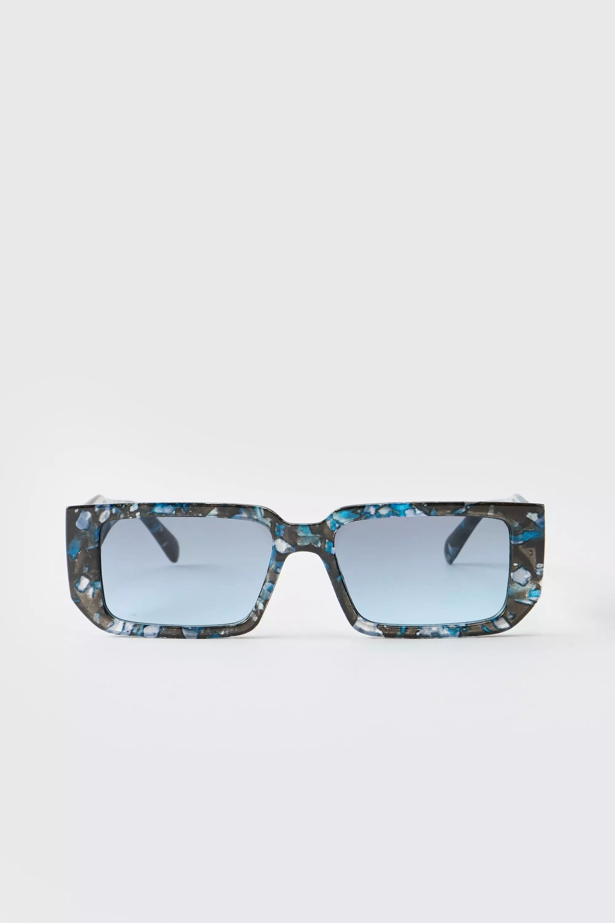 Blue Marble Rectangular Sunglasses alternative image