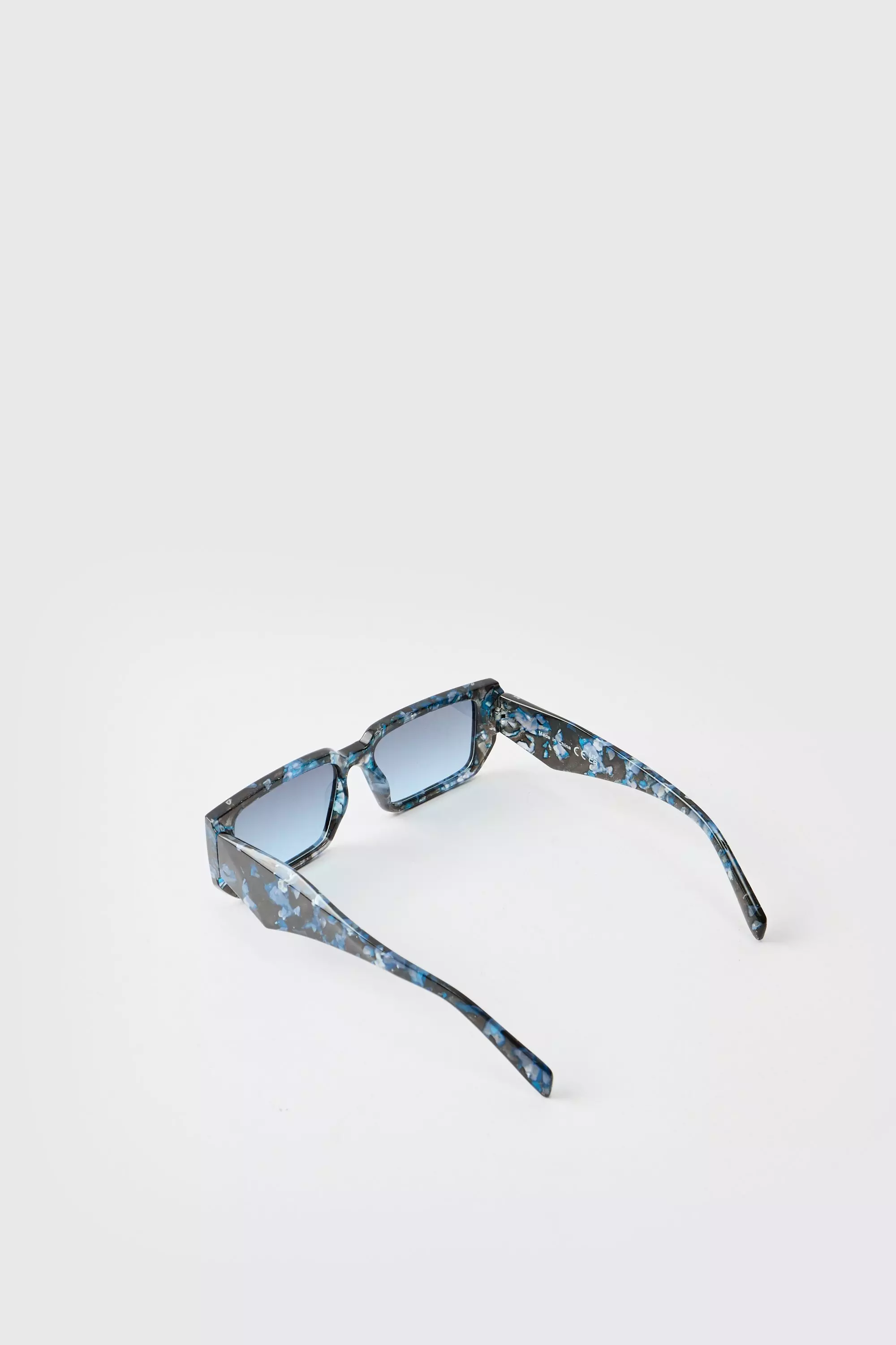 Blue Marble Rectangular Sunglasses alternative image