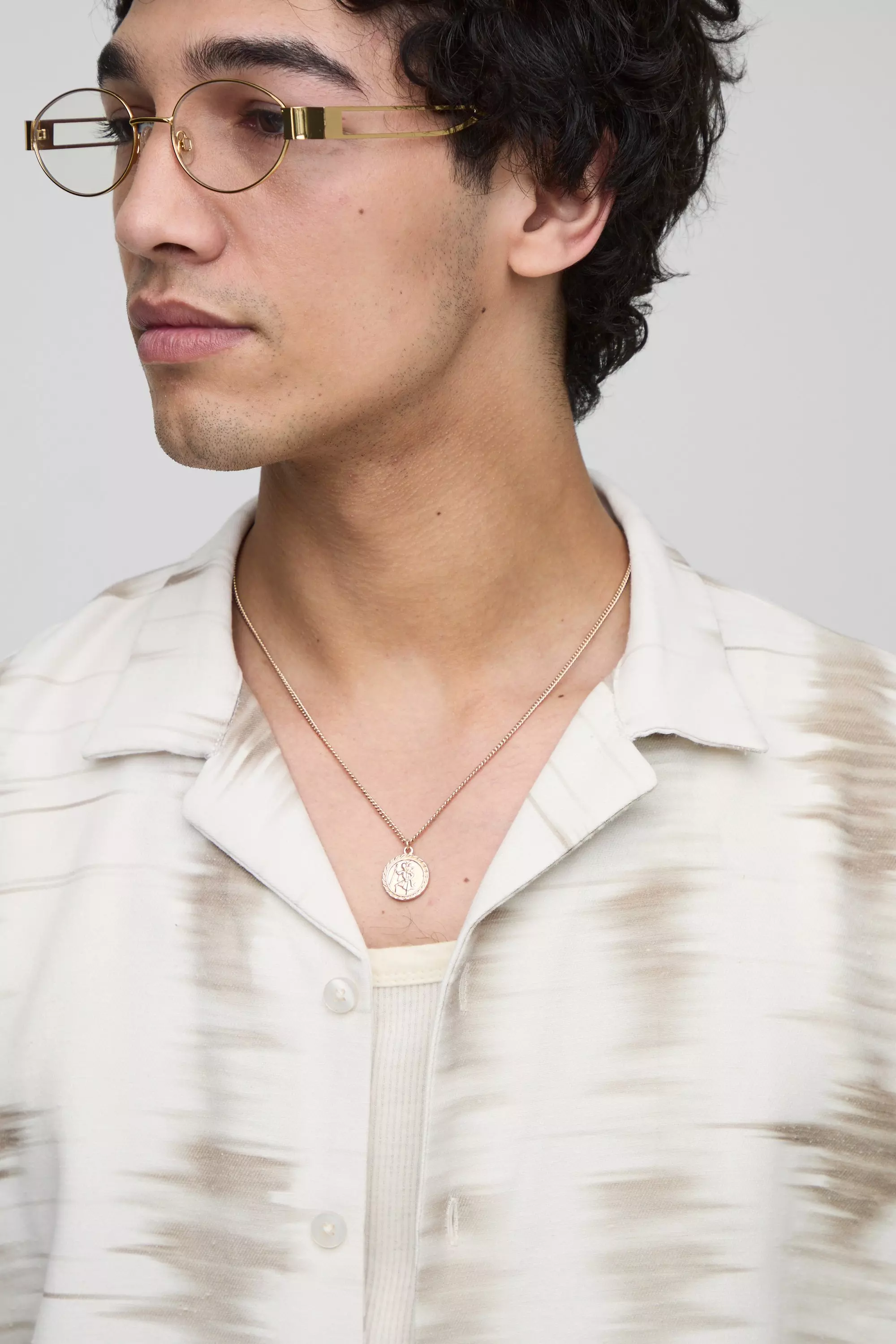 Oversized Boxy Tie Dye Slub Revere Shirt | boohooMAN USA