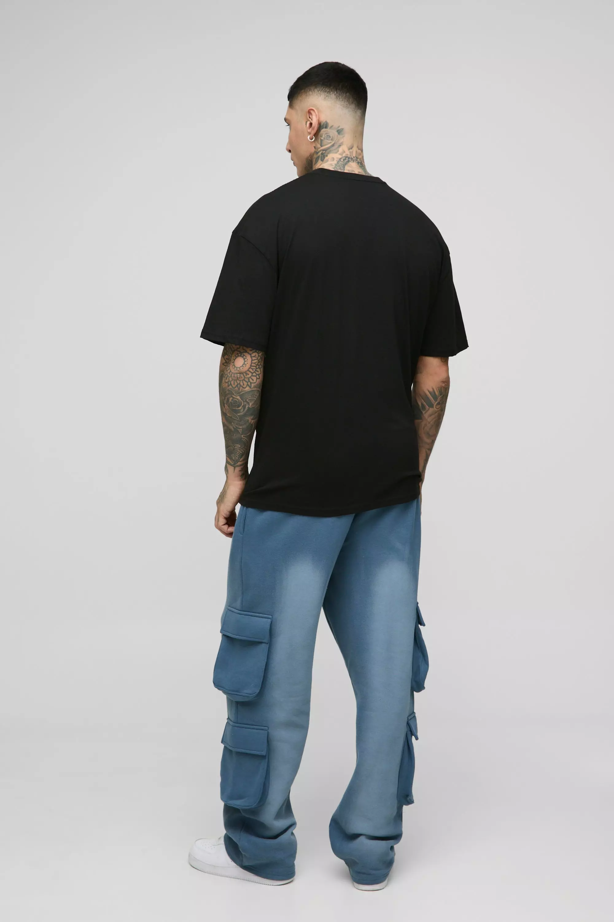Tall Oversized Milano Renaissance Skull Over The Seam Print T-Shirt | boohooMAN USA