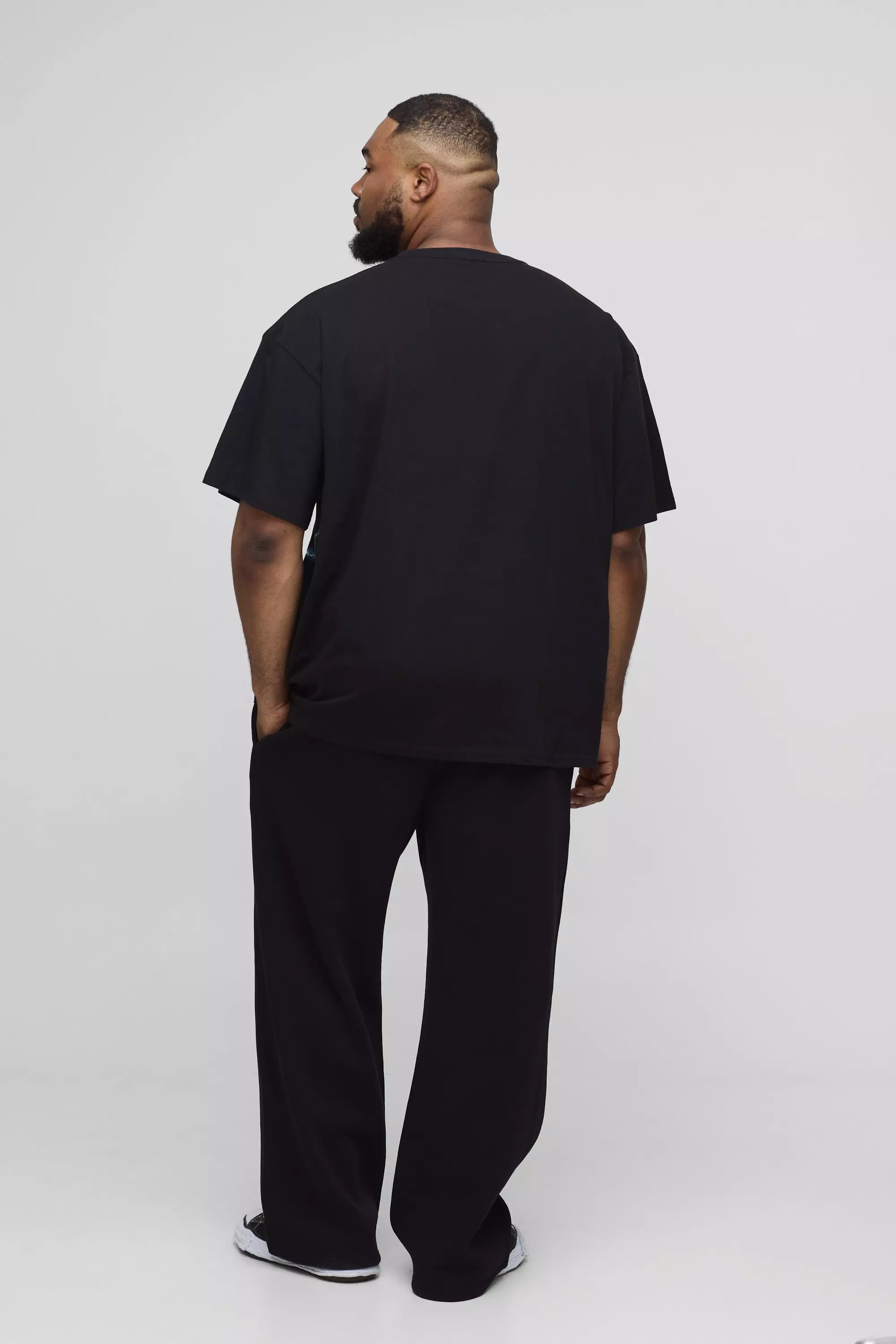Plus Oversized Worldwide Floral Over The Seam Print T-Shirt | boohooMAN USA