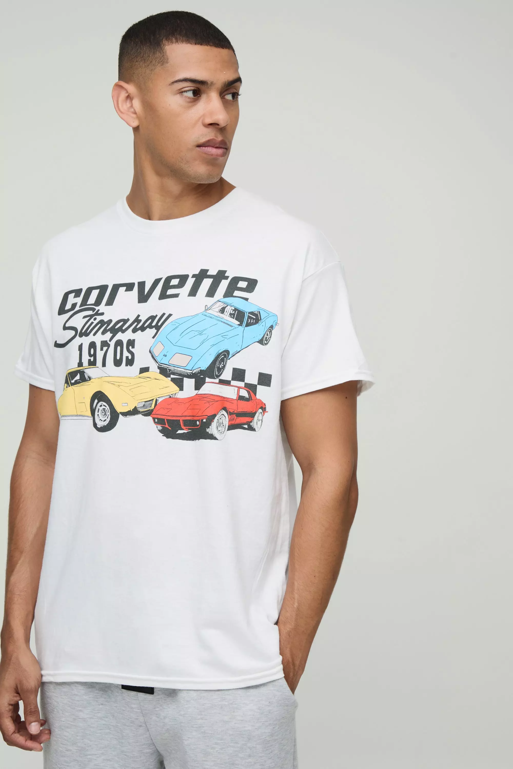 Oversize T-Shirt mit lizenziertem Chelsea-Print, White alternatives Bild
