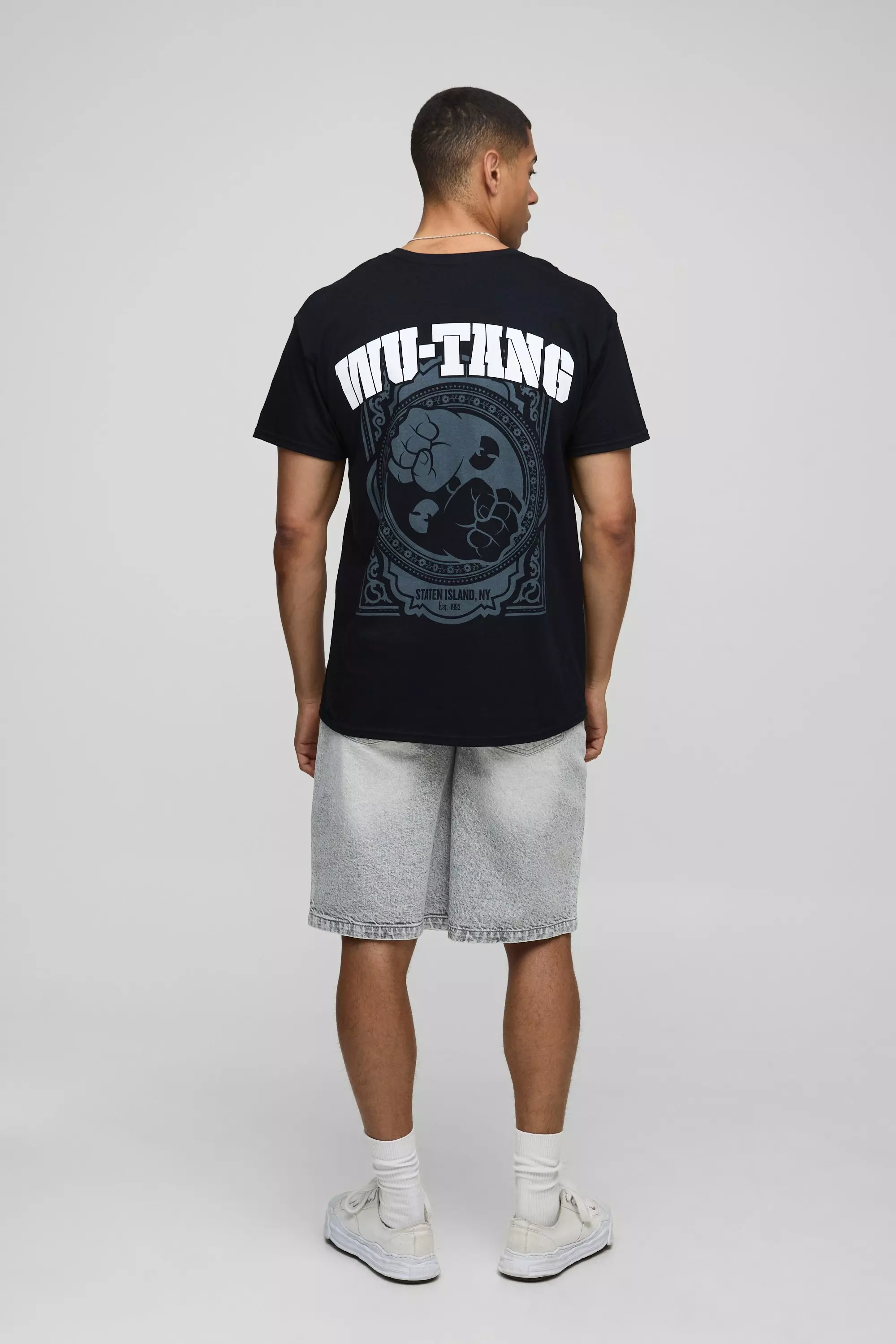 T-shirt oversize imprimé officiel Wu-Tang, Black autre image