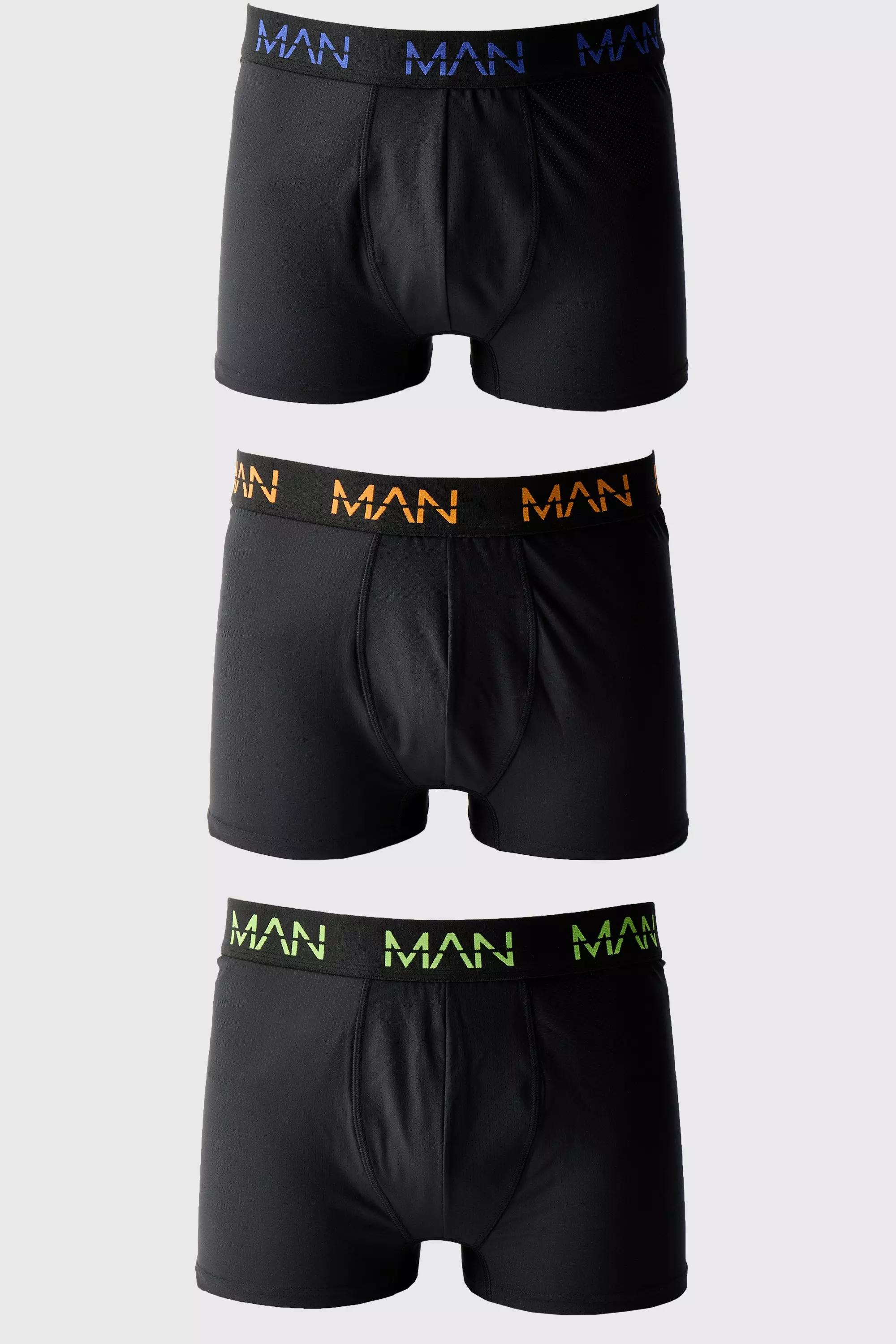 Man Active Performance 3 Pack Boxer Multi
