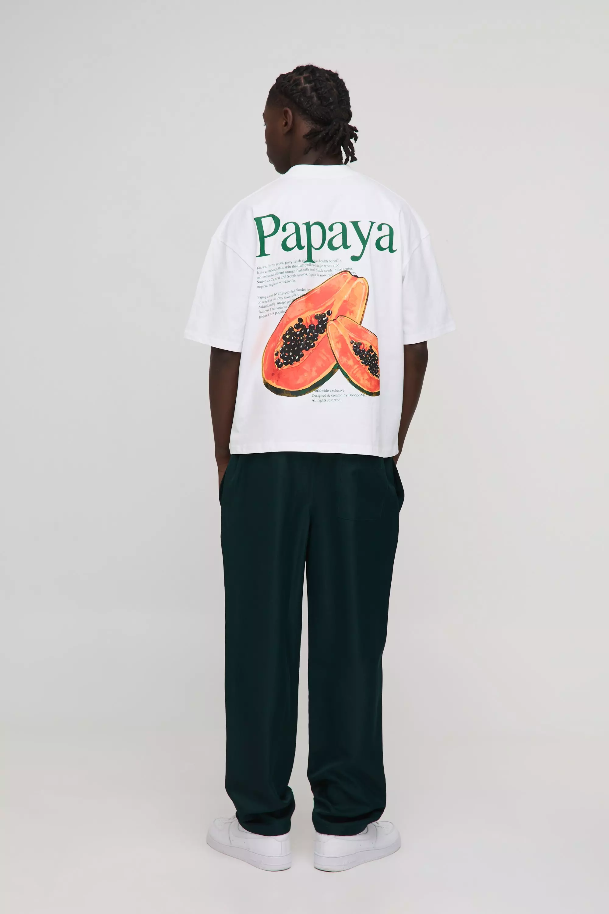 Oversized Extended Neck Miami Cocktail Club Graphic T Shirt | boohooMAN USA