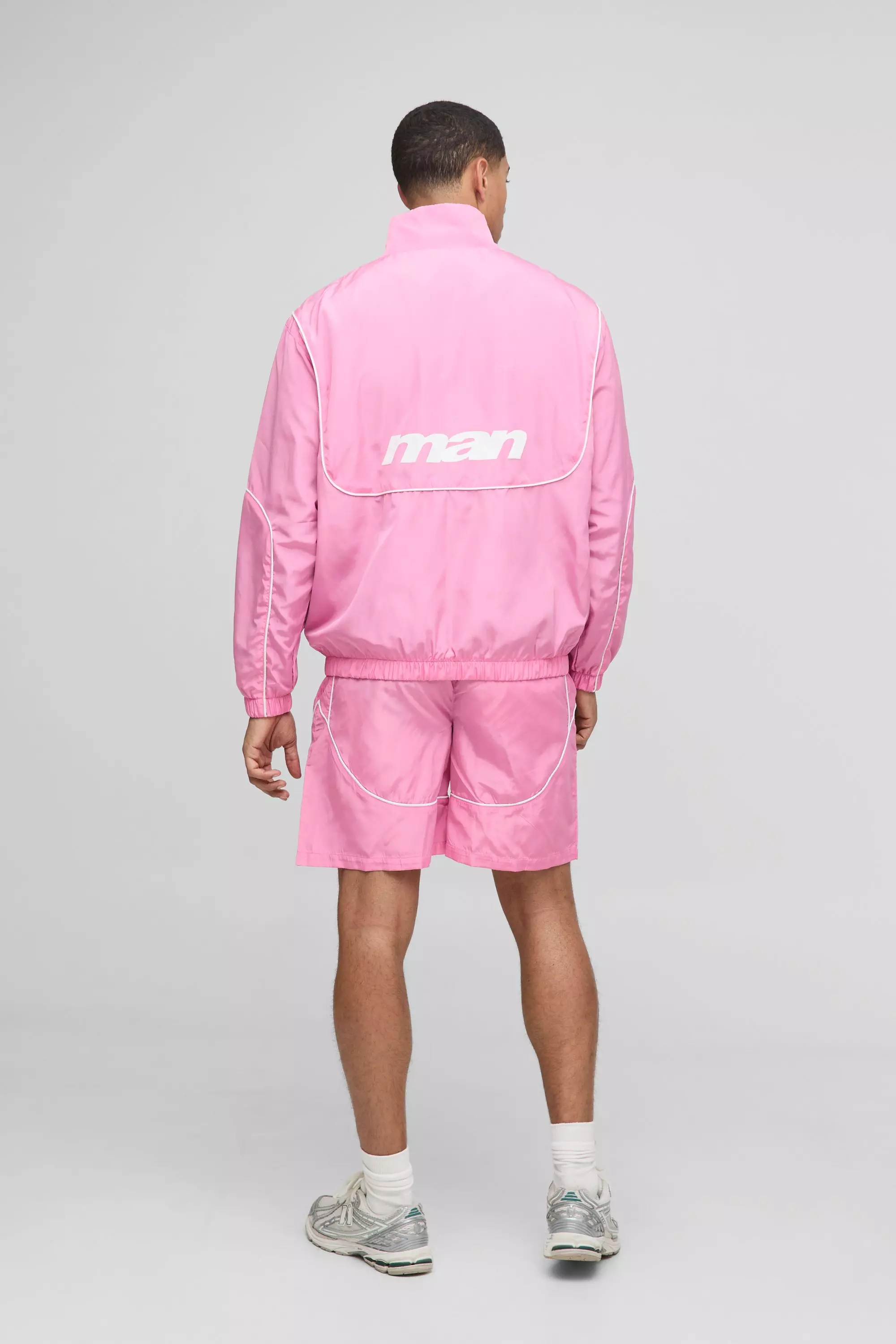 MAN Oversized Nylon Shorts | boohooMAN USA