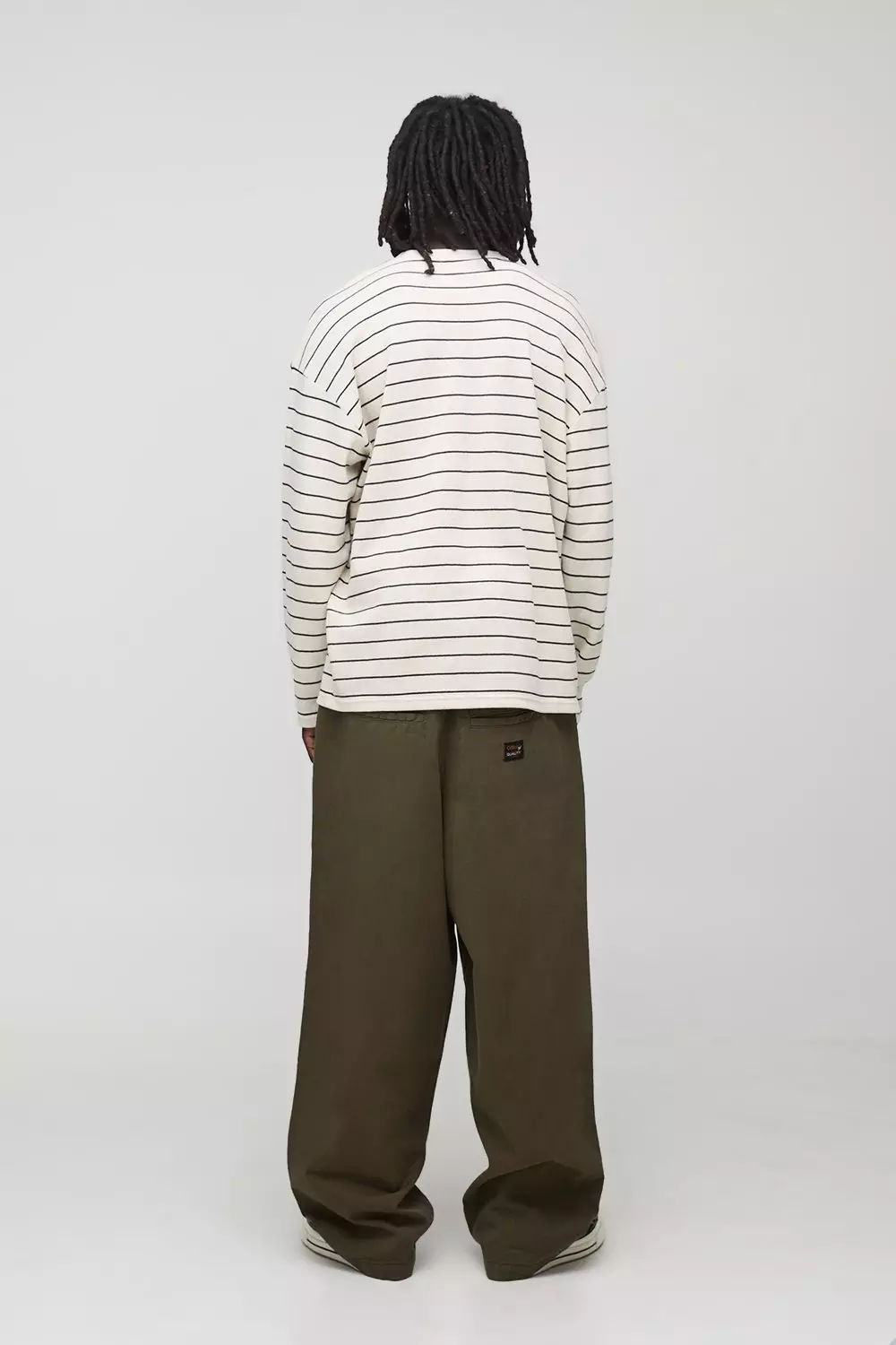 Balloon Fit Pleat Front Washed Twill Trousers | boohooMAN USA