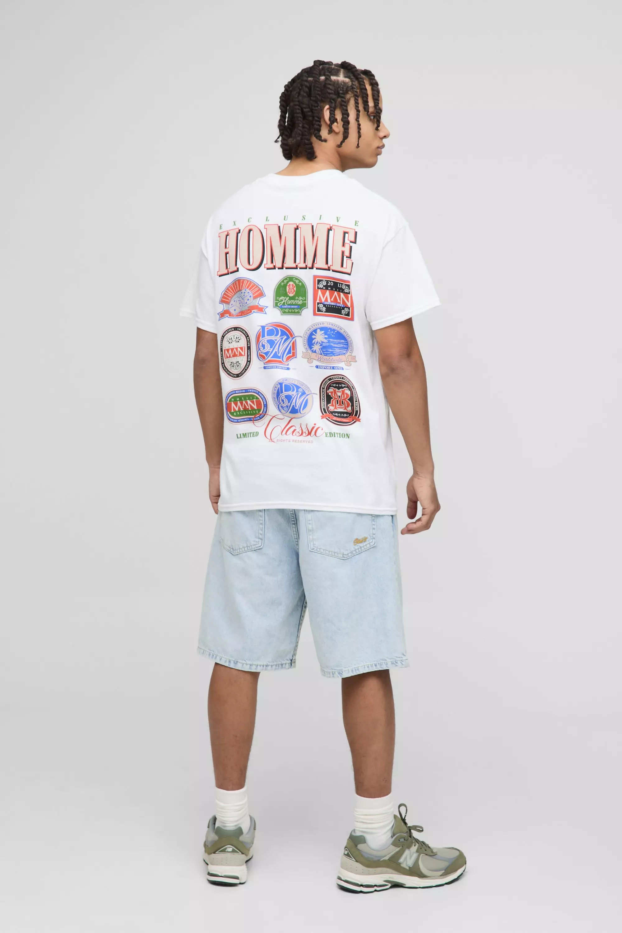 Oversized Man Beer Coaster Graphic T-Shirt | boohooMAN USA