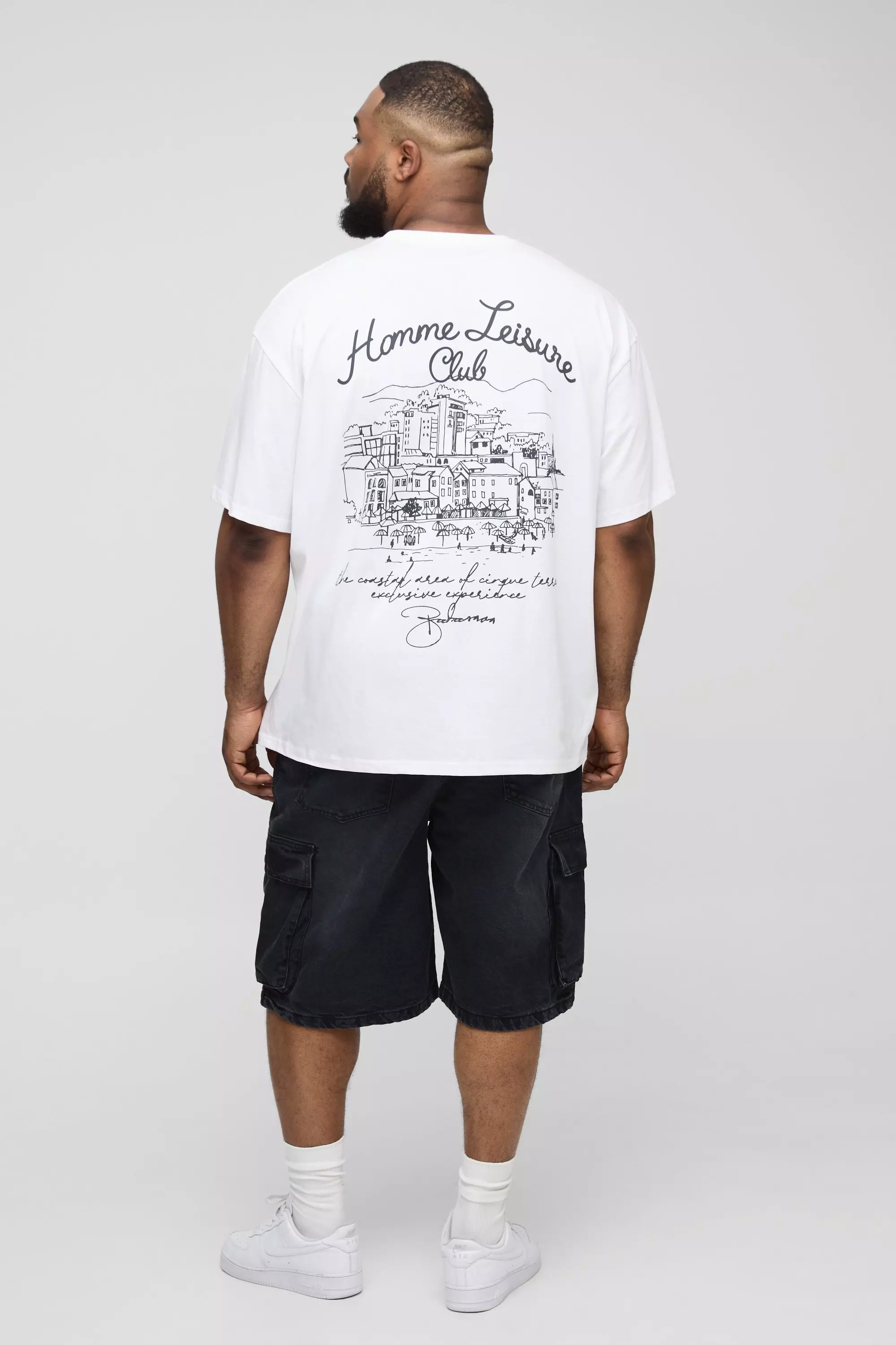 Plus Oversized Homme Resort T-Shirt | boohooMAN USA