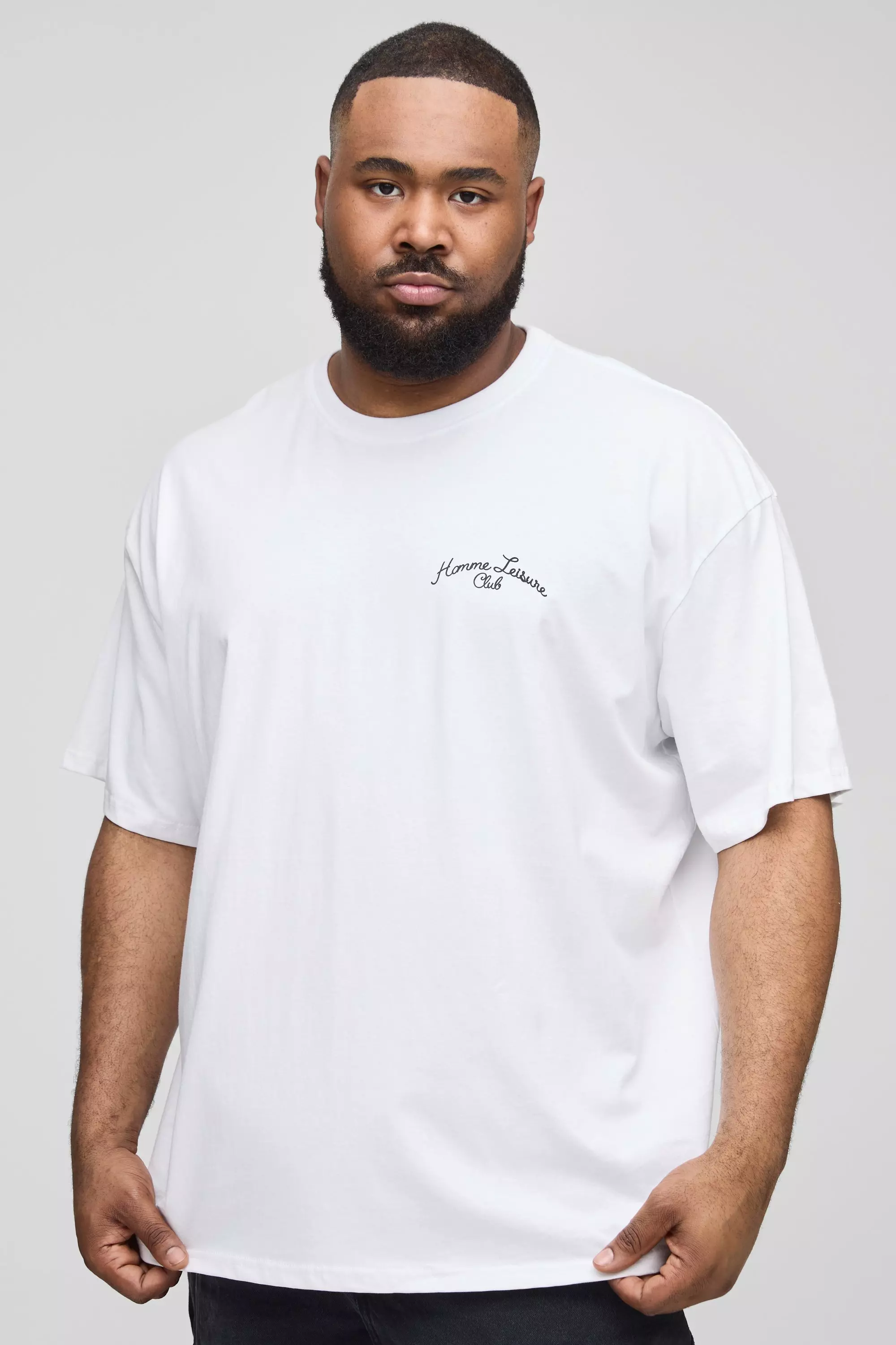 Plus Oversized Homme Resort T-Shirt | boohooMAN USA