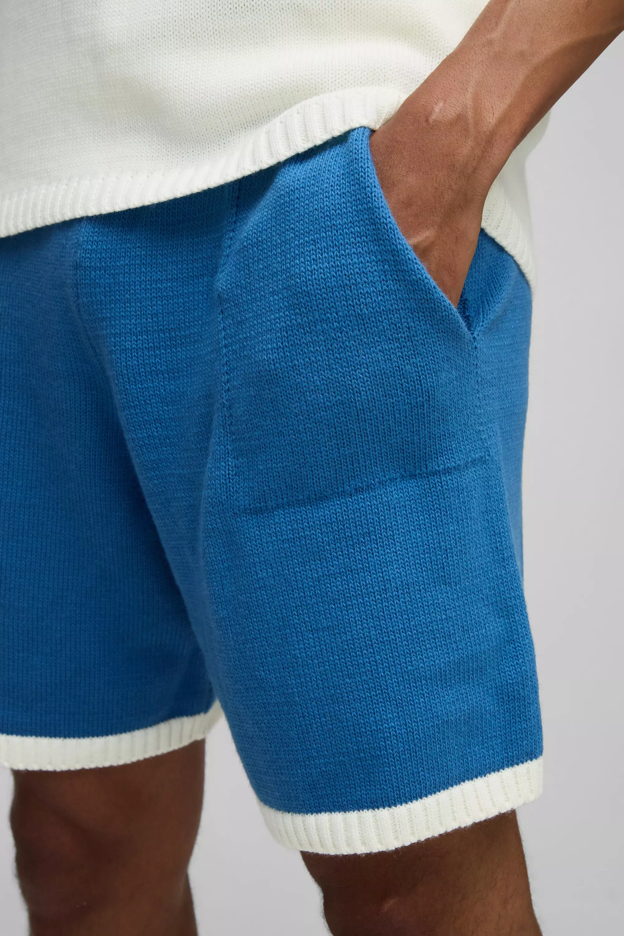 Relaxed Knitted Short | boohooMAN USA