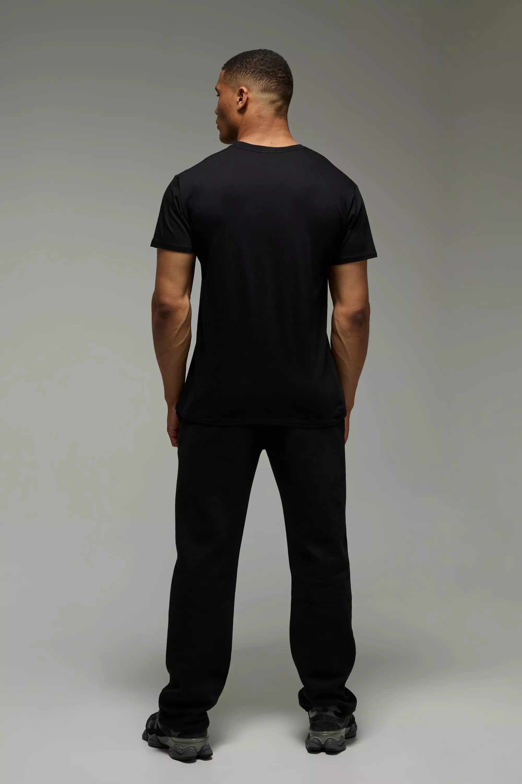 T-shirt de sport à slogan NYC - MAN Active, Black autre image