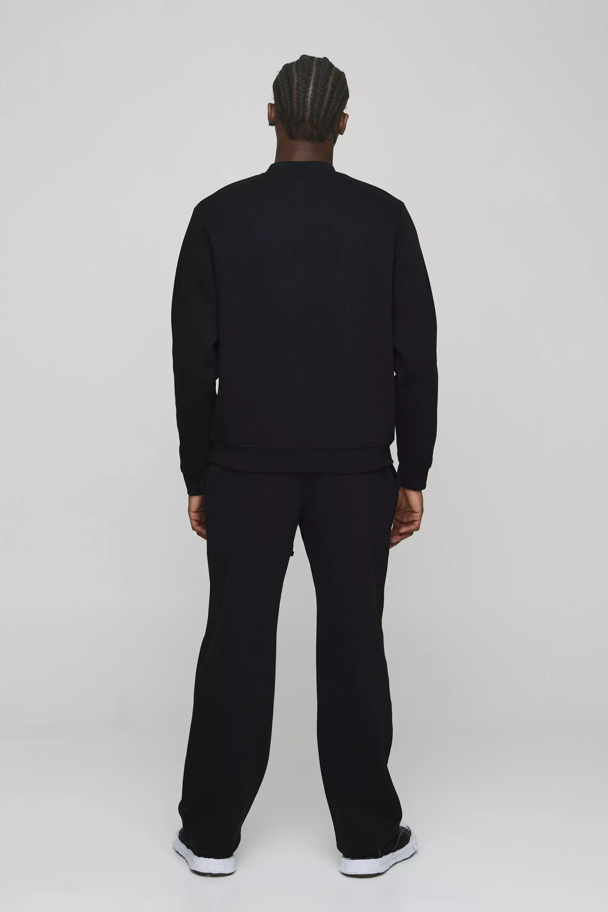 Regular Athletic Club Printed Extended Neck Sweatshirt | boohooMAN USA