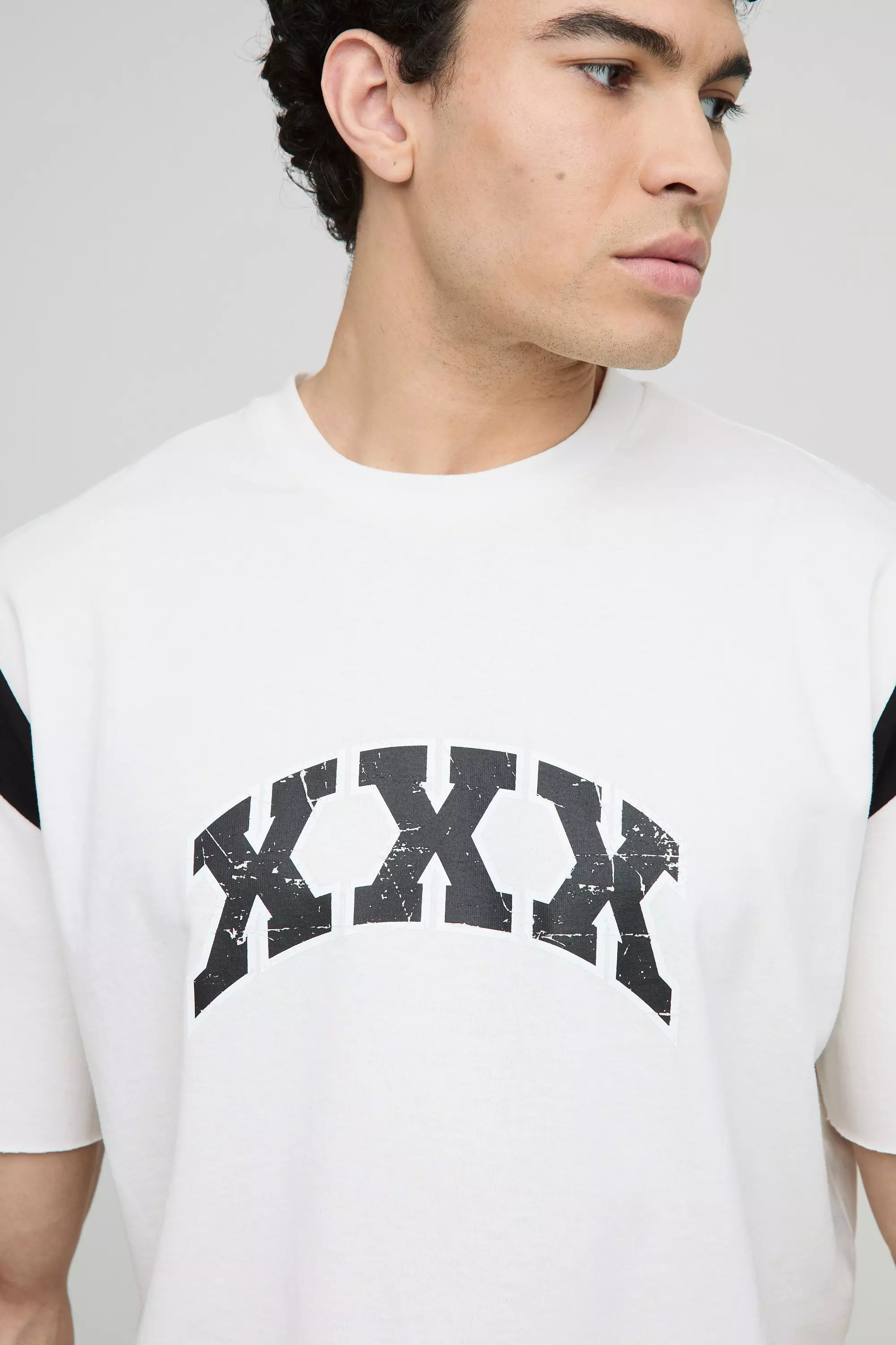 Oversized Boxy XXX Pride T-Shirt | boohooMAN USA