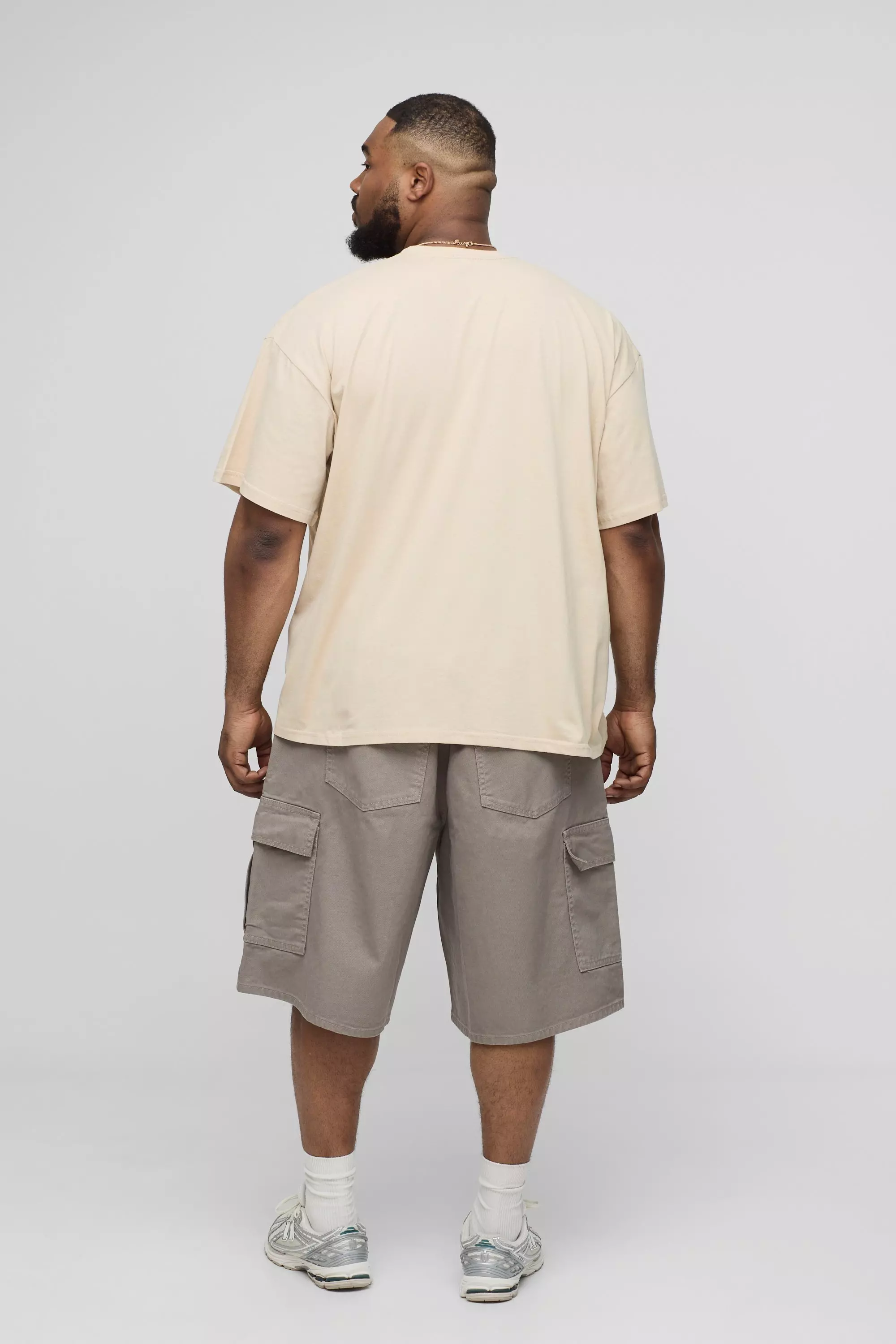 Plus Oversized Palm Paradise Print T-Shirt | boohooMAN USA