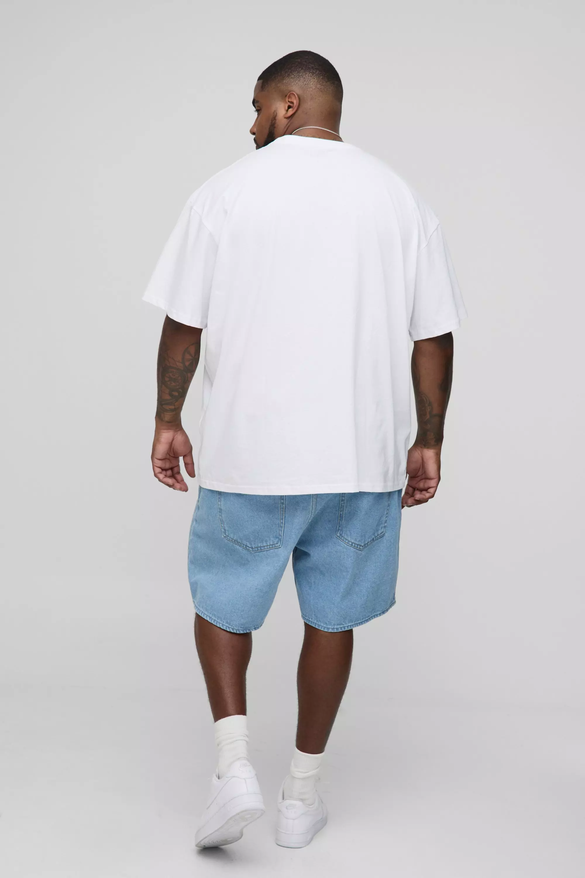 White Plus Oversized Nirvana License Print T-Shirt alternative image