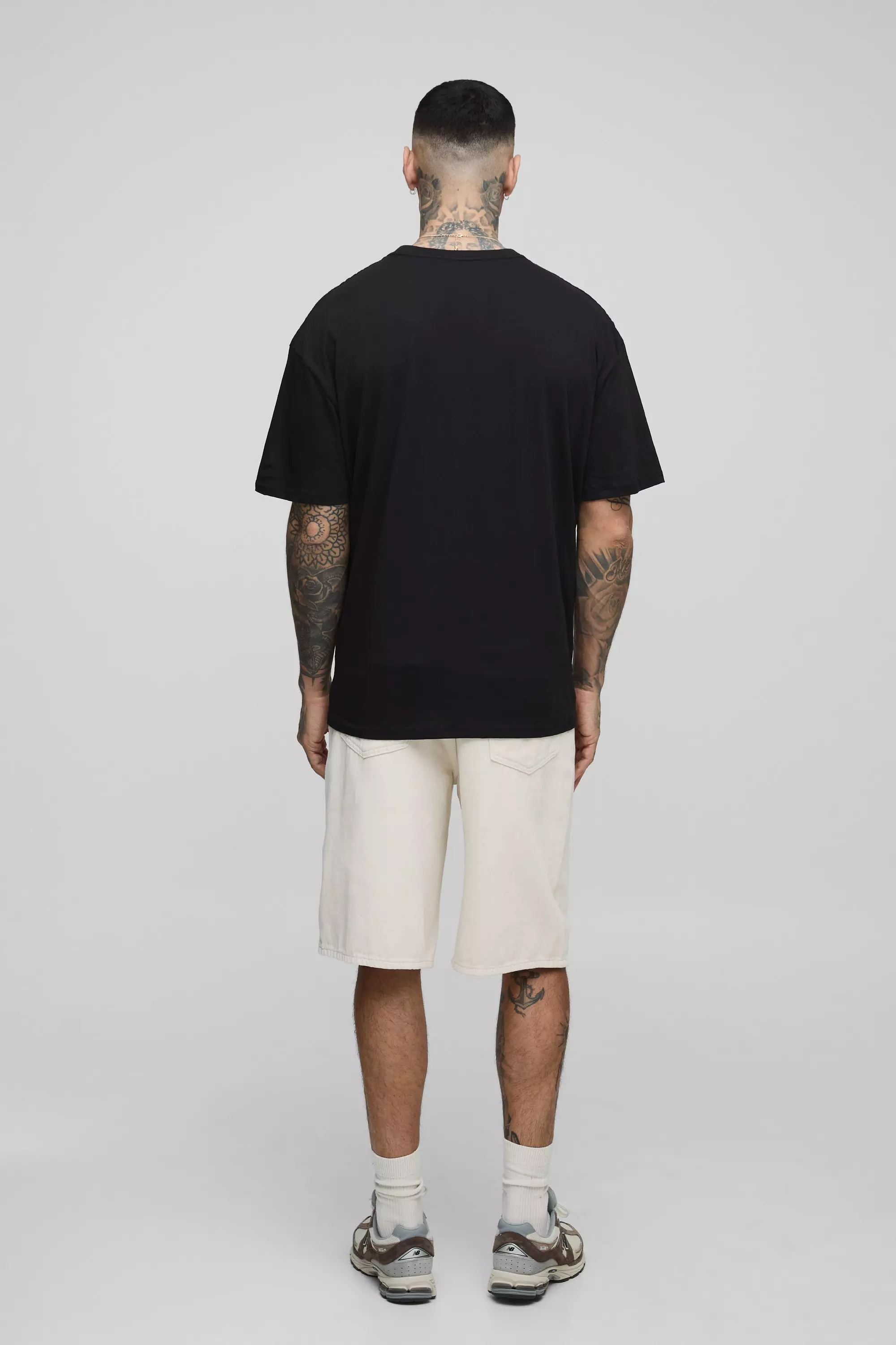 Tall - T-shirt oversize à imprimé Nirvana, Black autre image