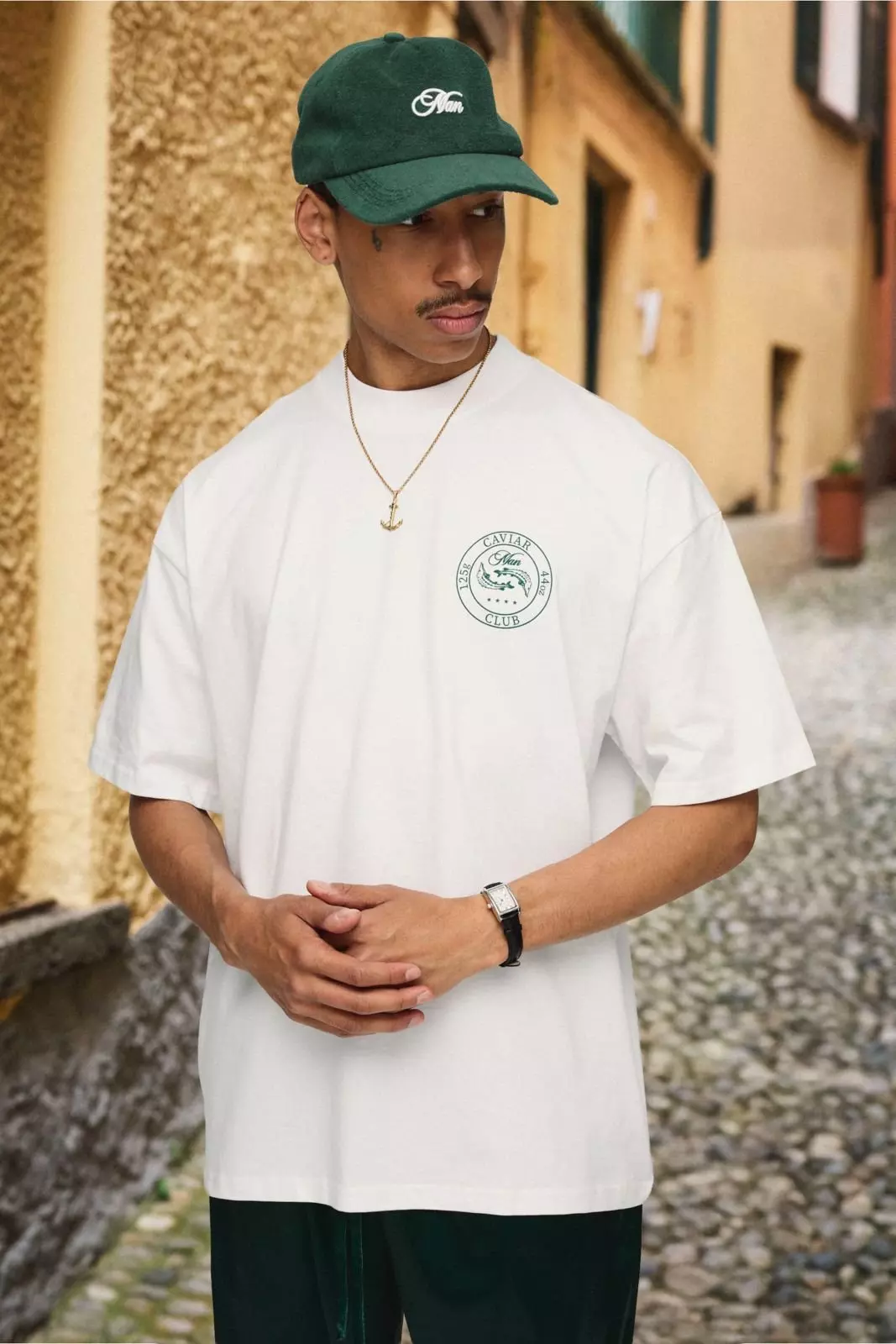 MAN Towelling Embroidered Cap Forest