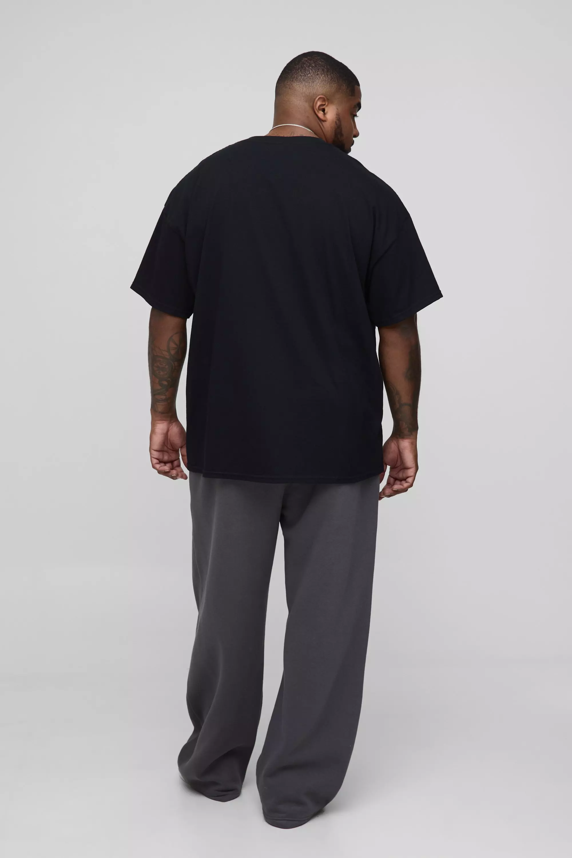 Grande taille - T-shirt à imprimé Nirvana, Black autre image