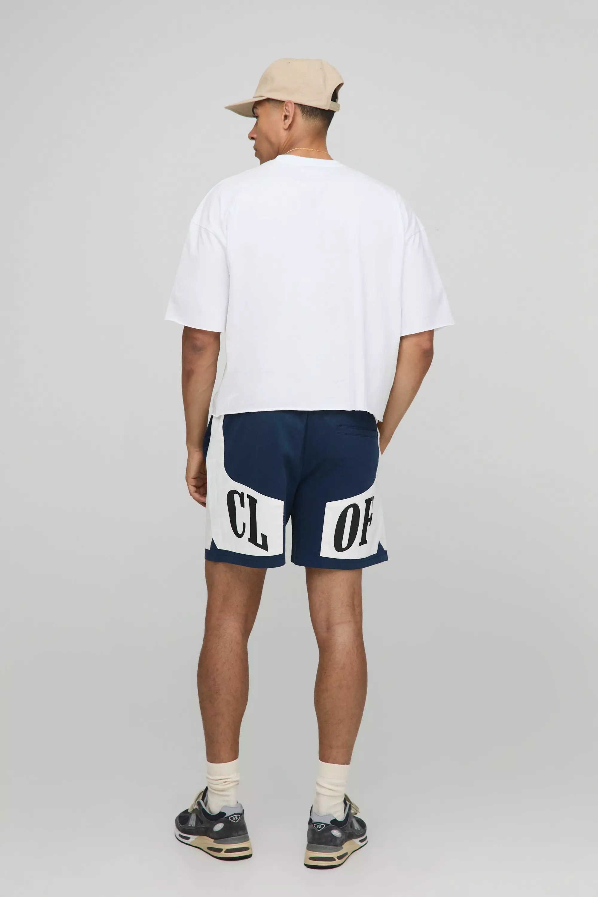 Elasticated Waist Boxer Fit Printed Shorts | boohooMAN USA