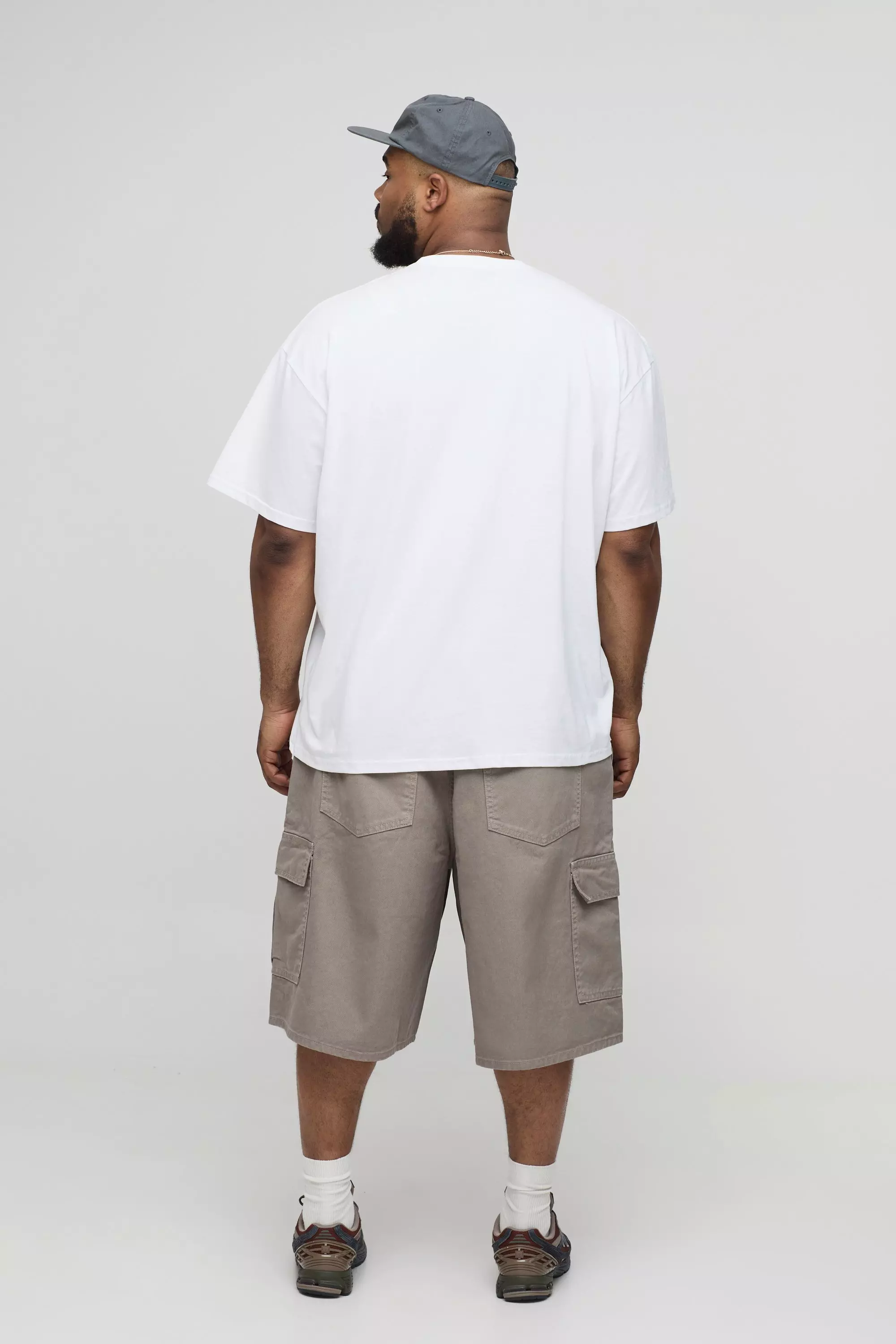 White Plus Oversized Monaco Racing Car Print T-Shirt alternative image