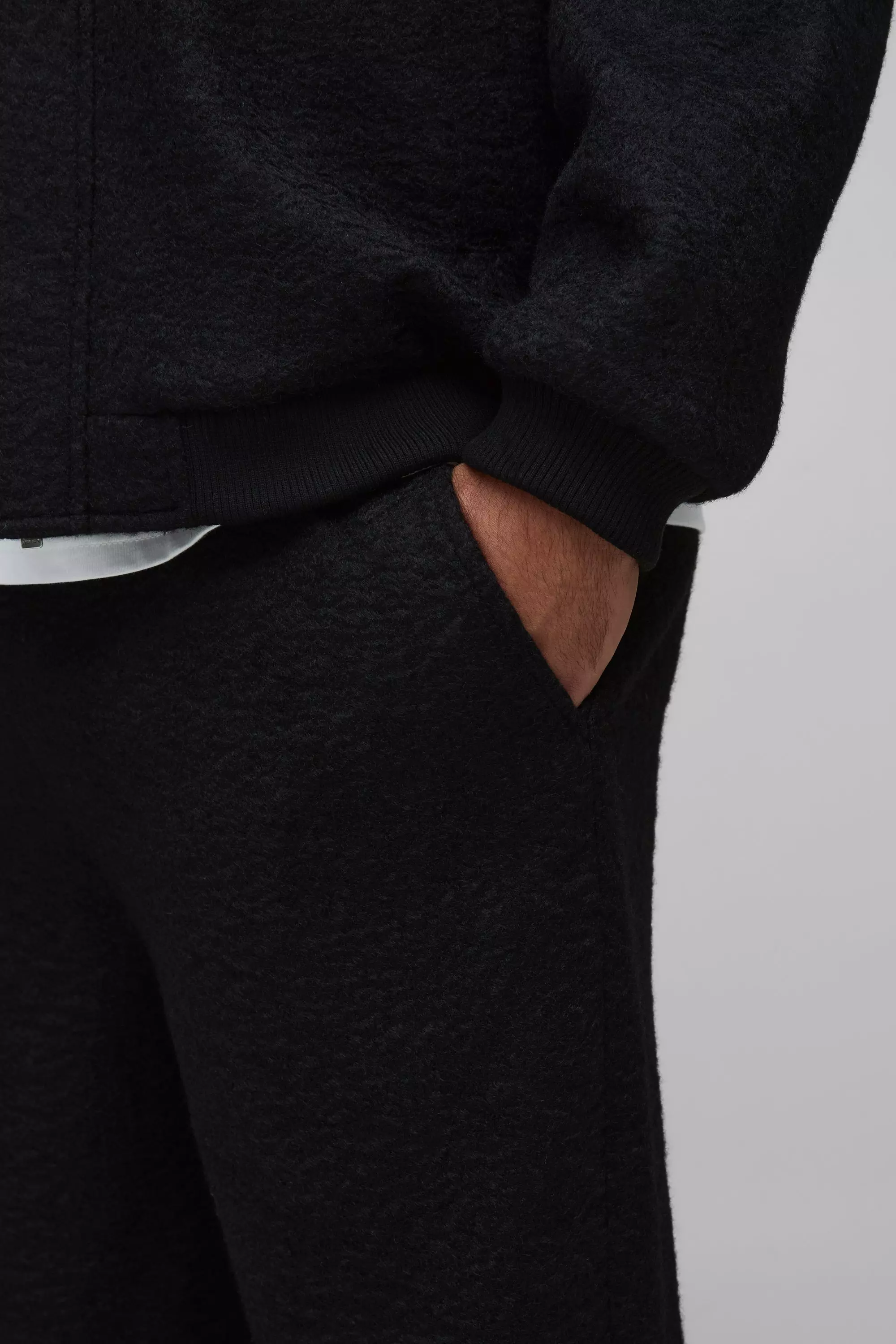 Plus Varsity Short Sleeve Knitted Hockey Top | boohooMAN USA