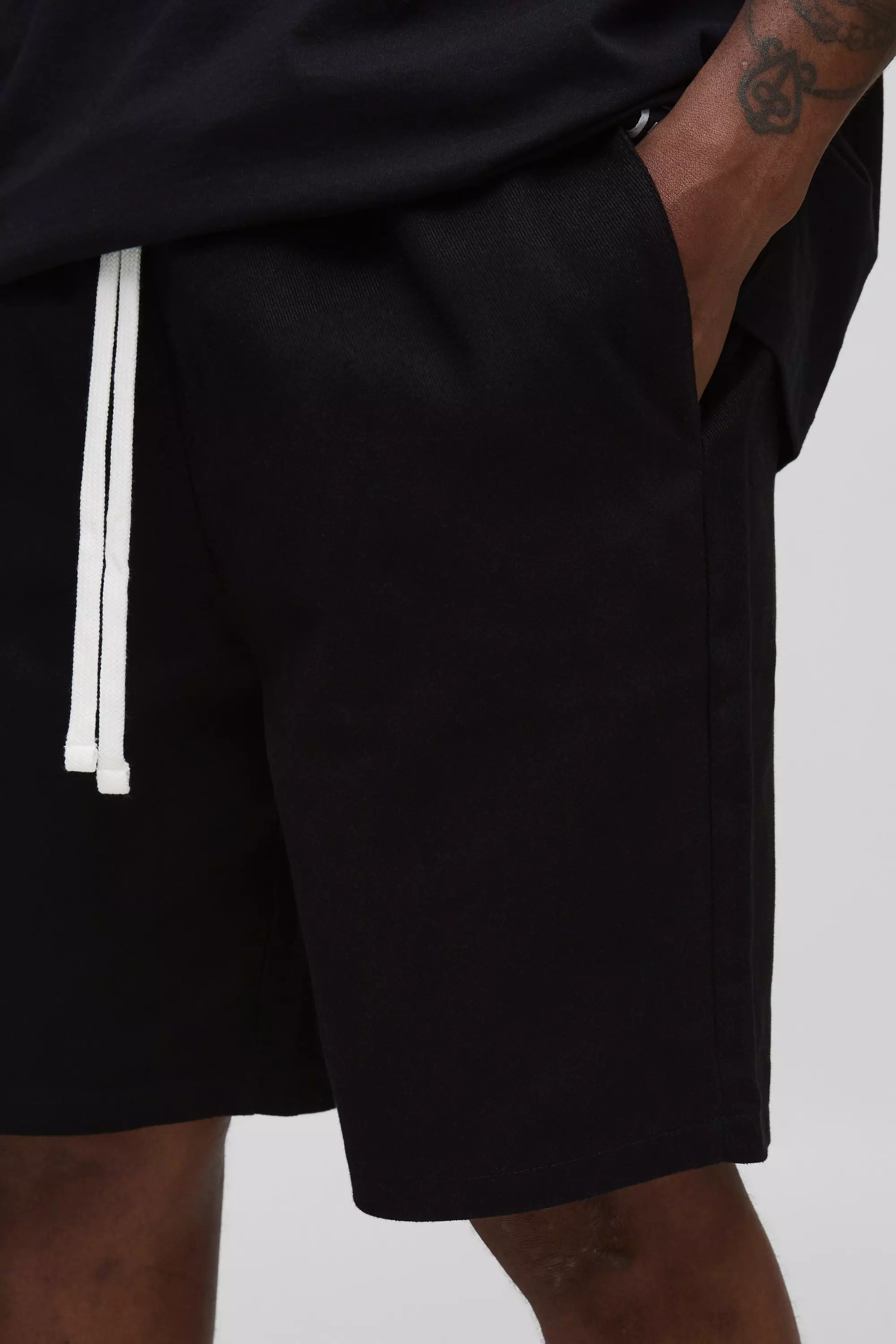 Tall Elasticated Waist Relaxed Fit Shorts | boohooMAN USA