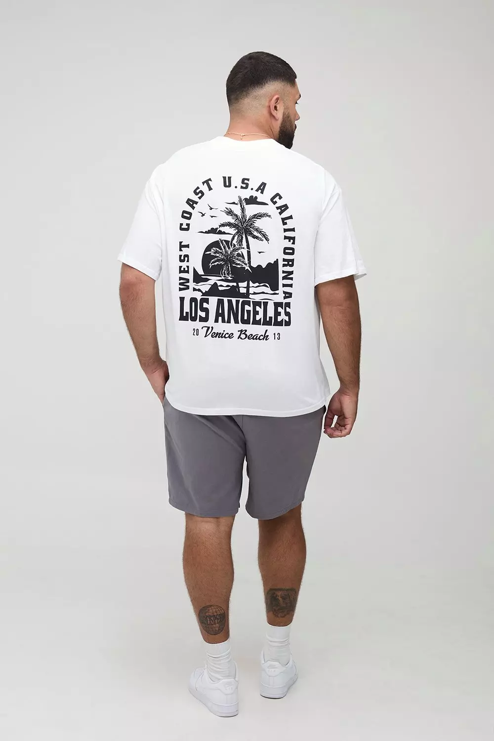 Plus Elasticated Waist Relaxed Fit Shorts | boohooMAN USA