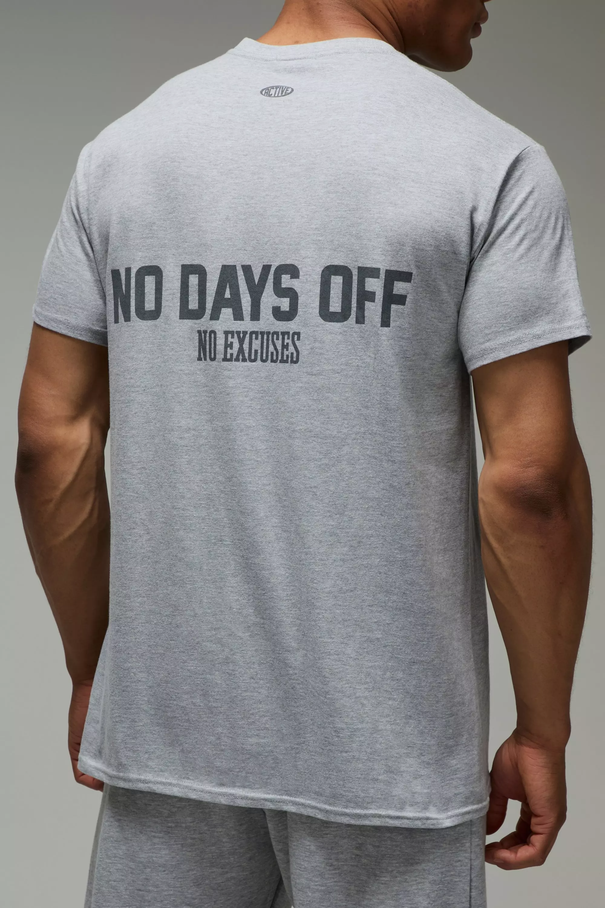 Grey MAN Active No Days Off Oversized T-Shirt