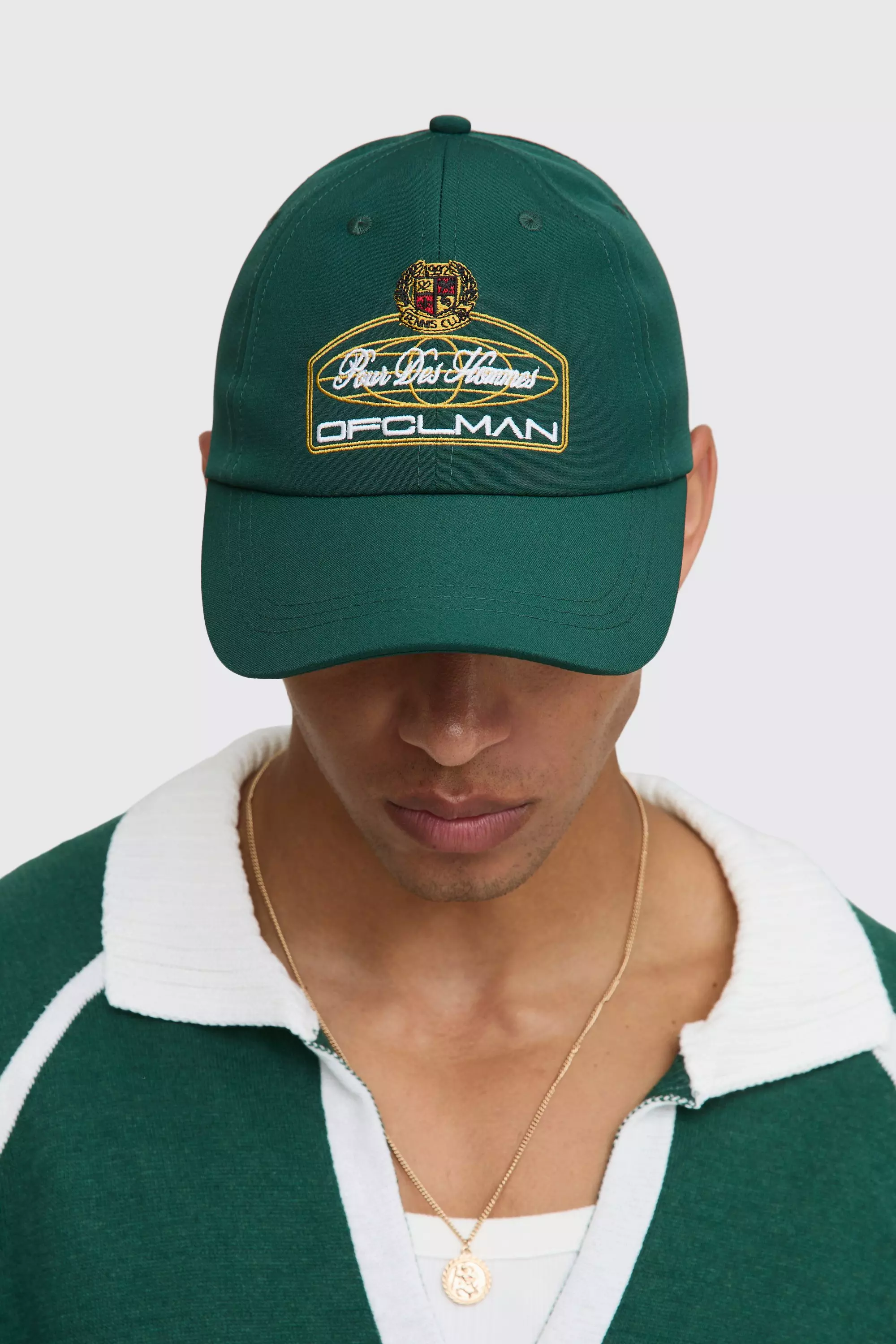 MAN Embroidered Twill Cap Forest