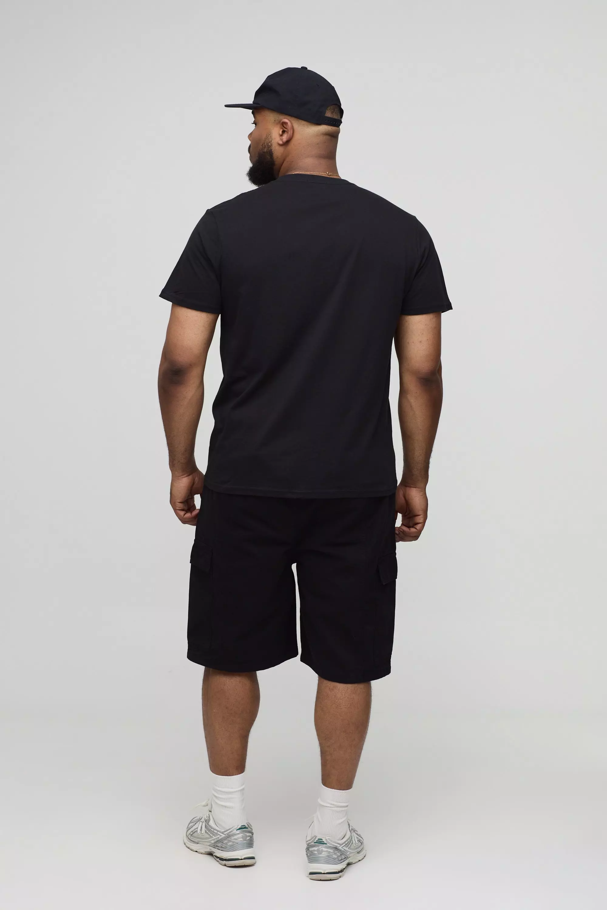 Plus Slim Embroidered M T-Shirt | boohooMAN USA