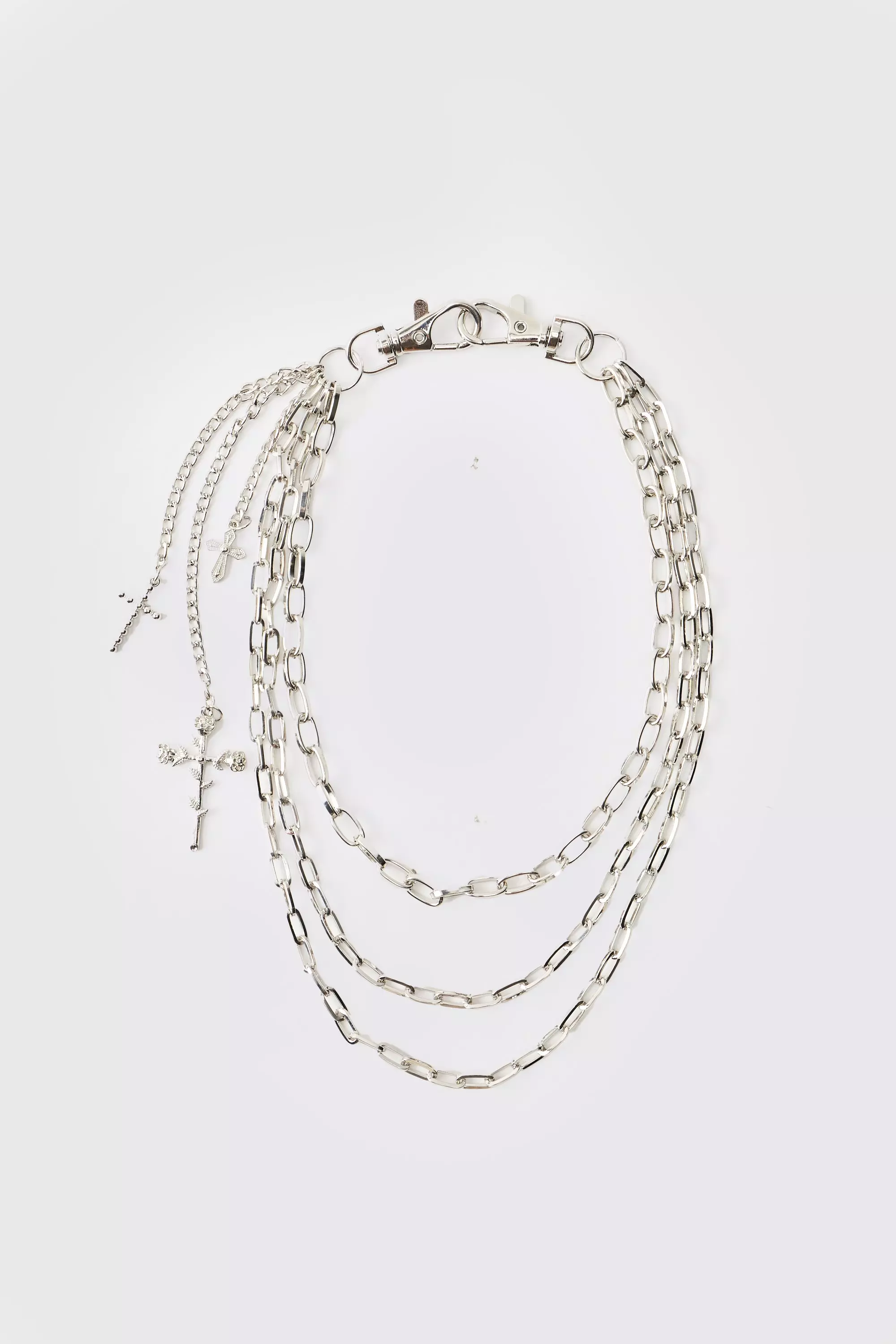 Cross Jean Chain Silver