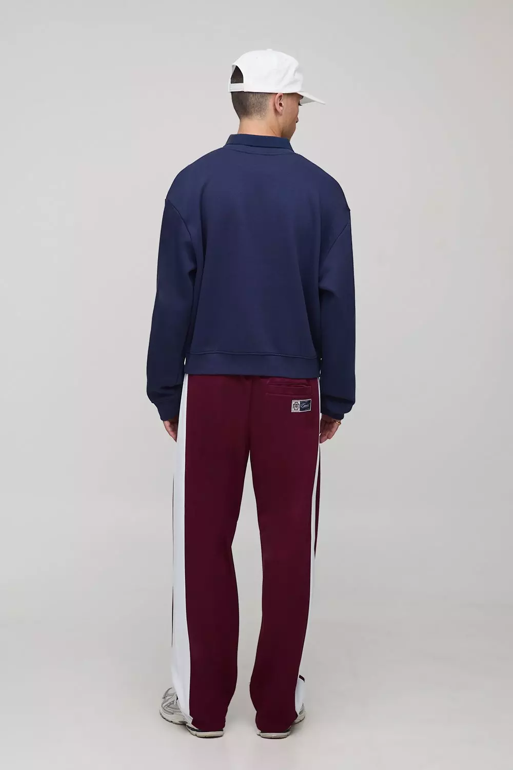 Regular Fit Side Panel Tricot Joggers | boohooMAN USA
