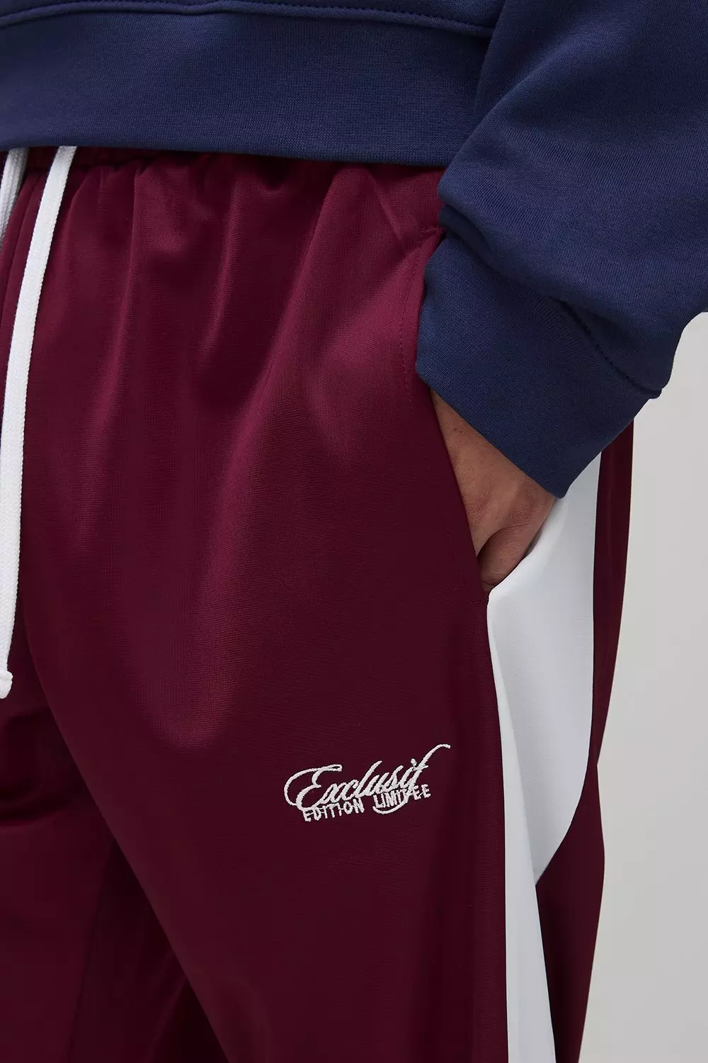 Regular Fit Side Panel Tricot Joggers | boohooMAN USA