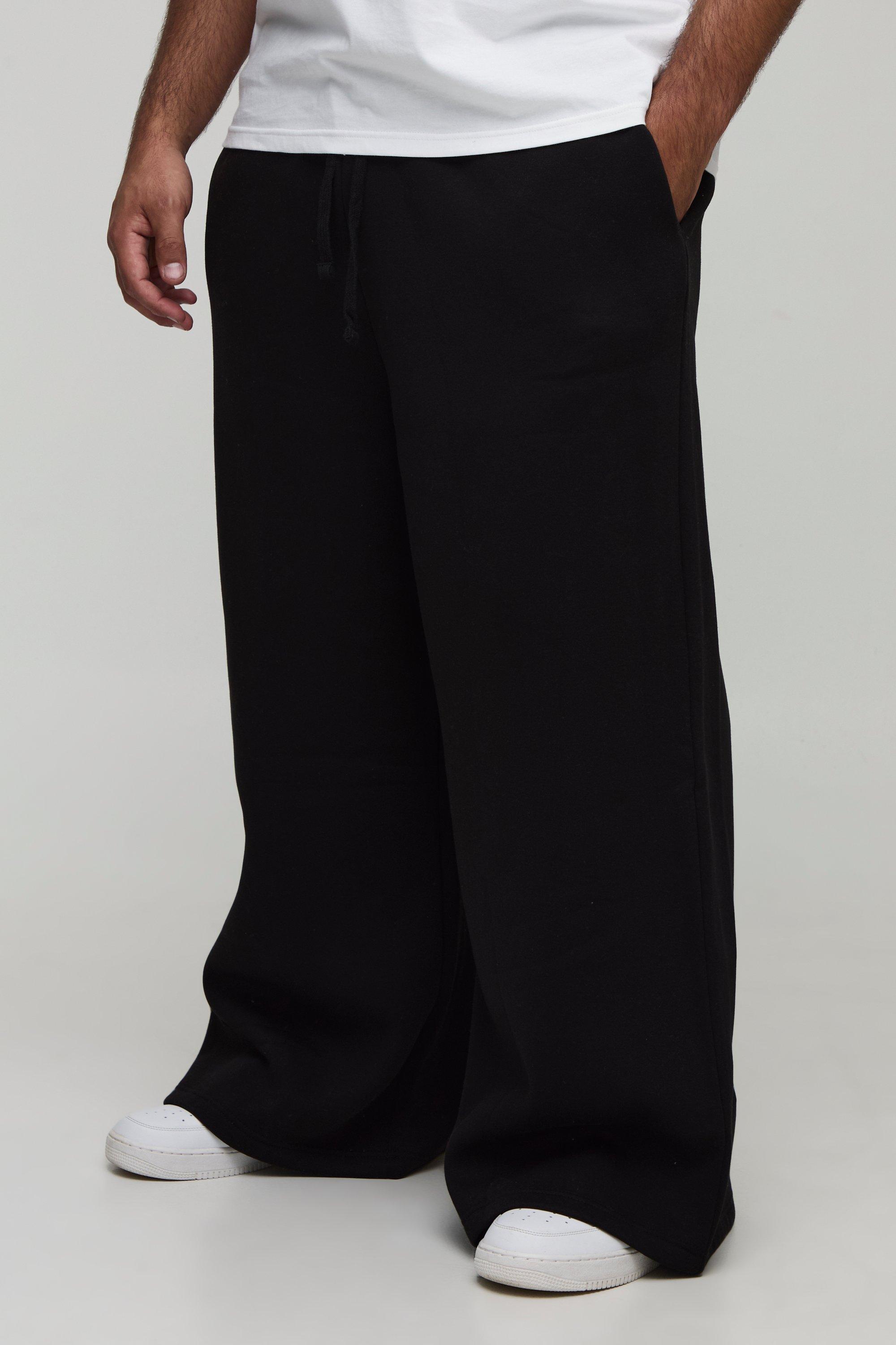 Plus Basic Extreme Wide Leg Sweatpants | boohooMAN USA